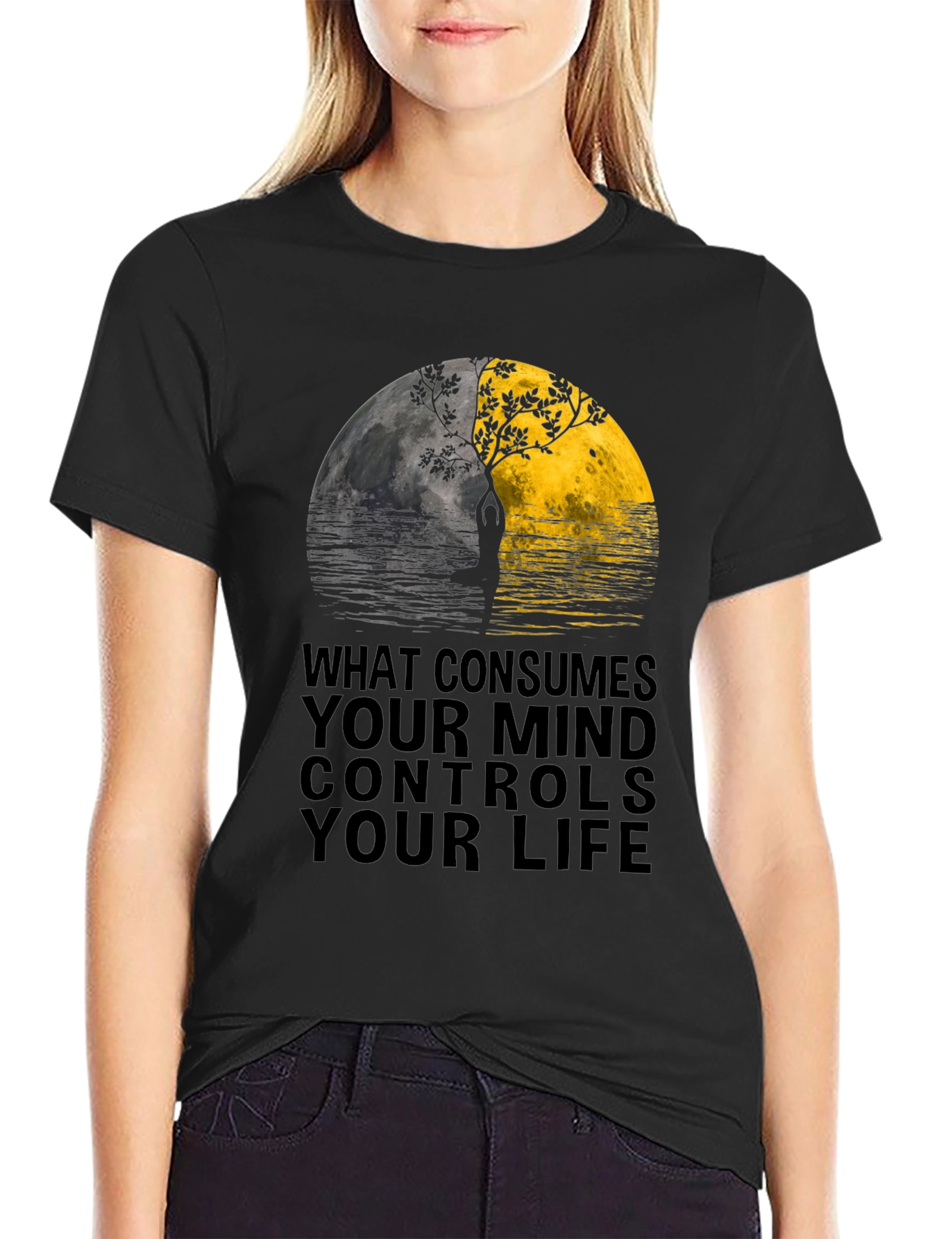 Yin Yang Mind Control T-Shirt - Unisex