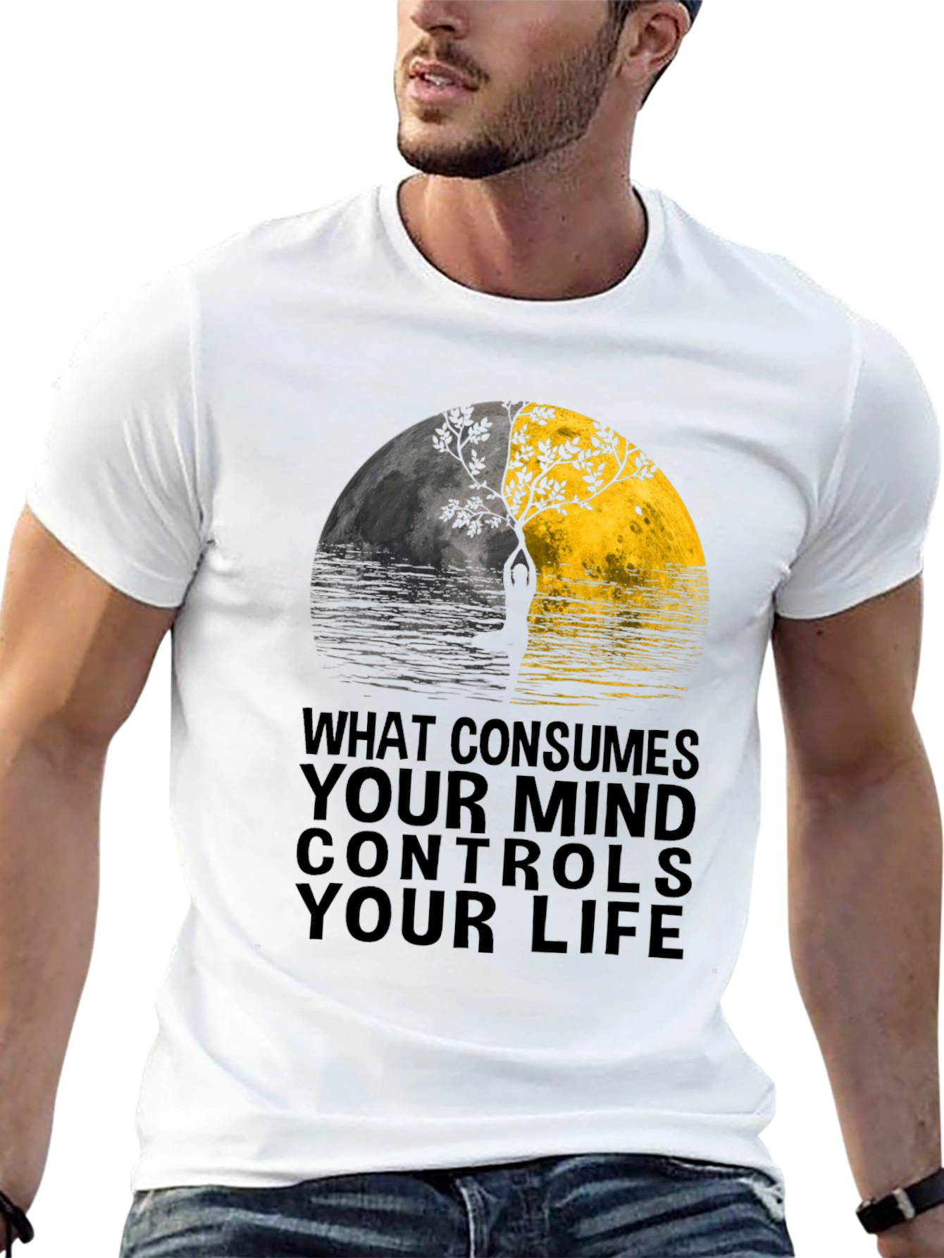 Yin Yang Mind Control T-Shirt - Unisex