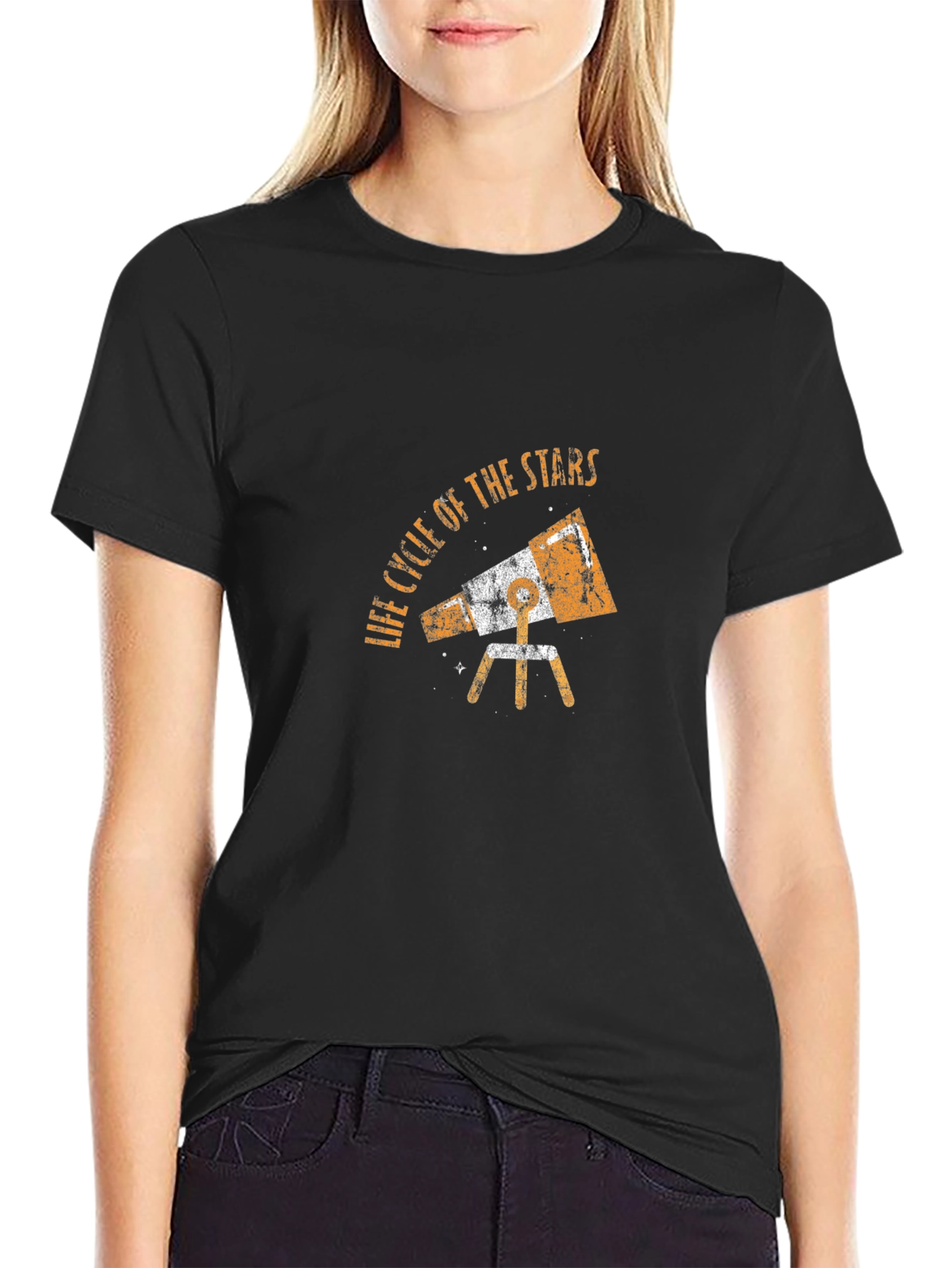 Life Cycle Of The Stars Telescope Graphic T-Shirt