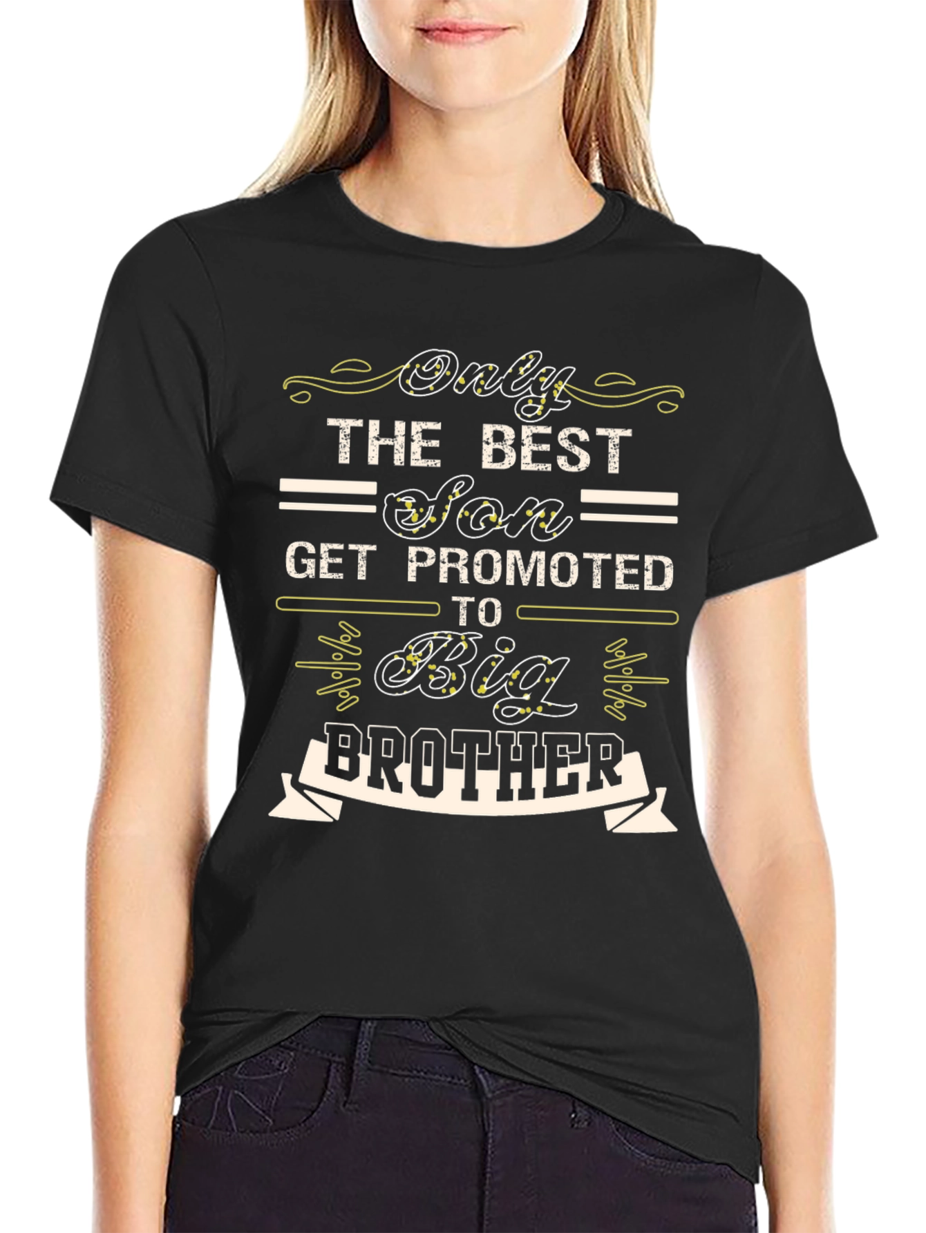 Promoted to Big Brother Graphic Tee - Son Gift