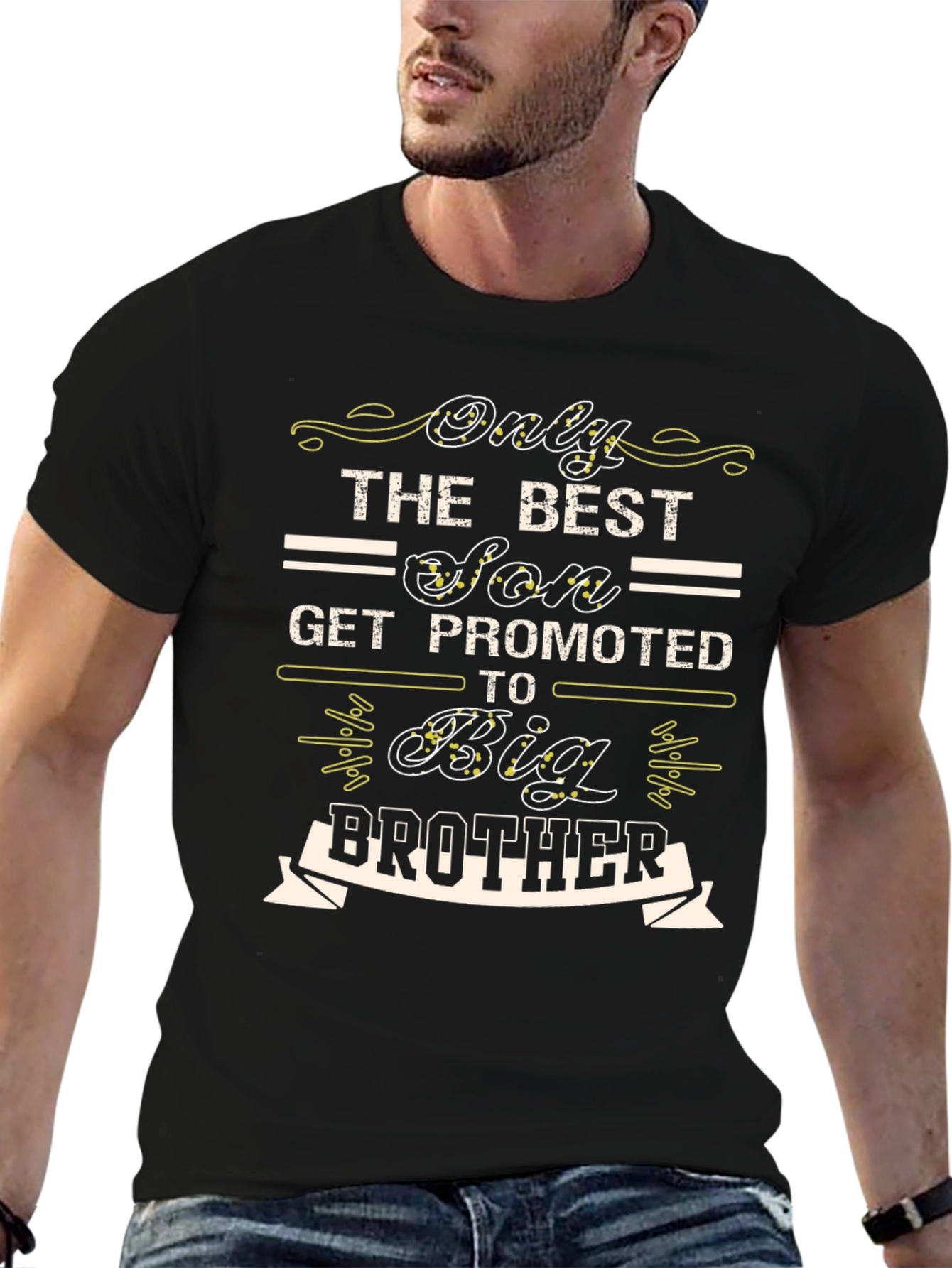 Promoted to Big Brother Graphic Tee - Son Gift