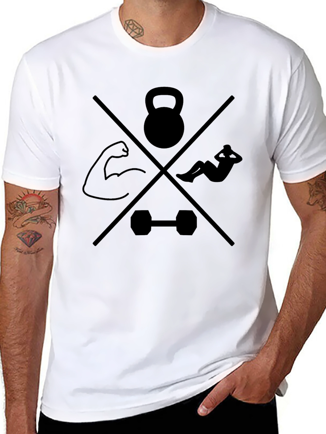 Gym Motivation T-Shirt - Fitness Workout Apparel