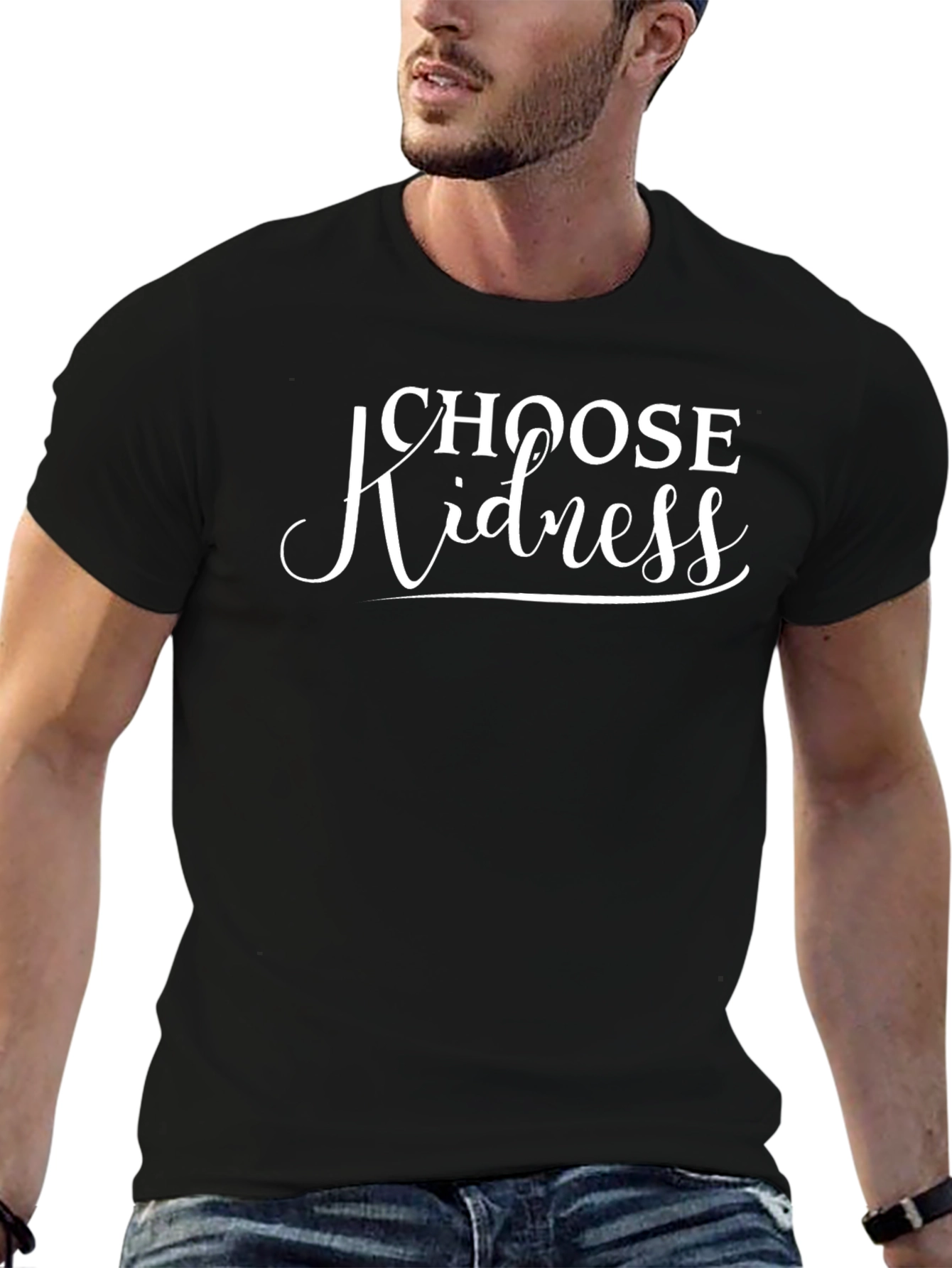 Choose Kindness Black Graphic Tee