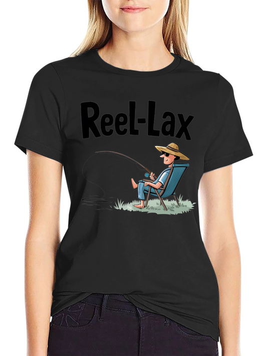 Reel-Lax Fishing T-Shirt - Relaxed Angler Design