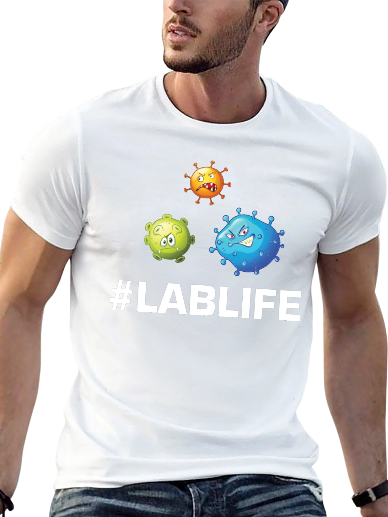 #LabLife Virus Graphic Tee - Science Humor T-Shirt