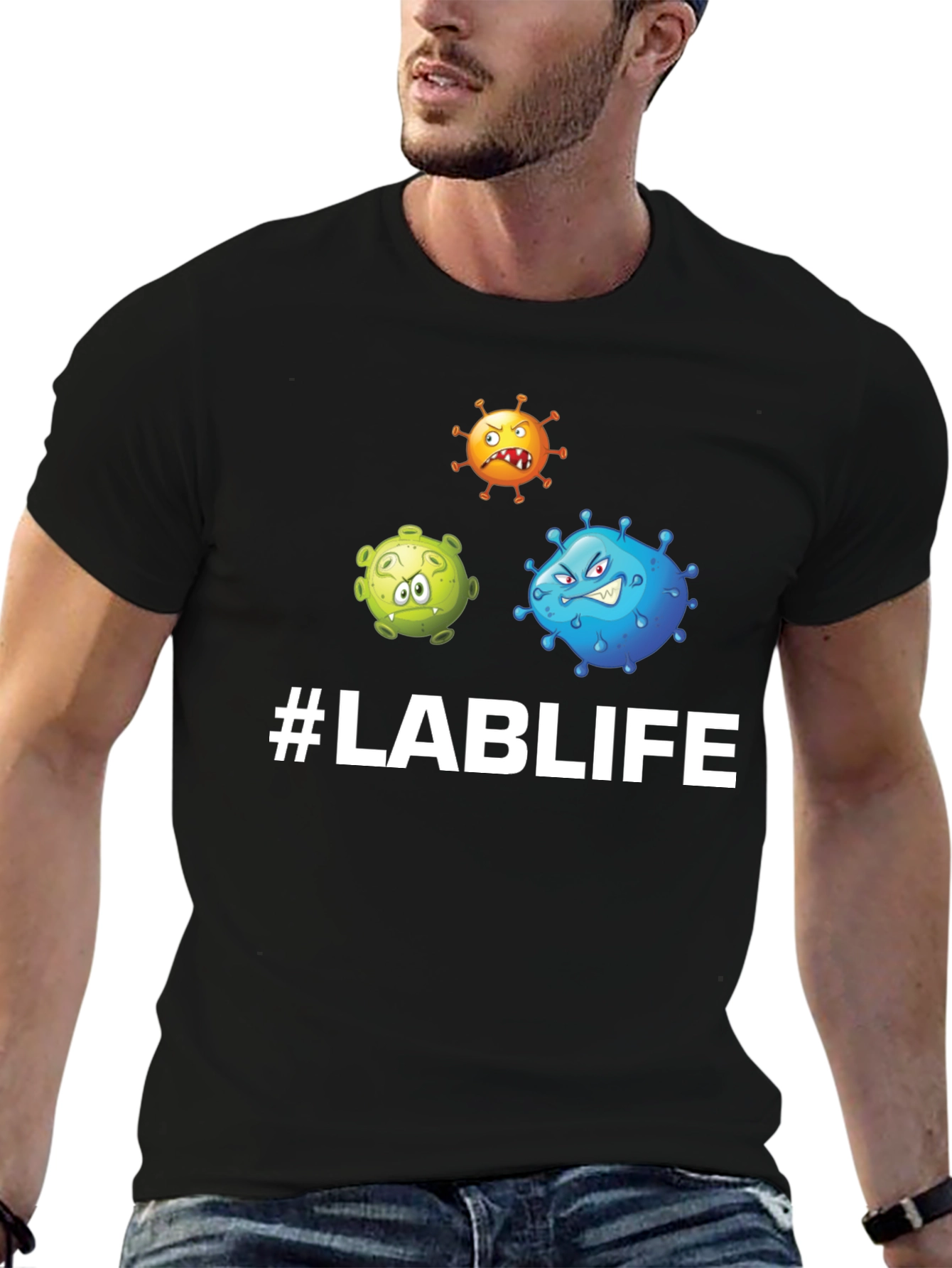 #LabLife Virus Graphic Tee - Science Humor T-Shirt