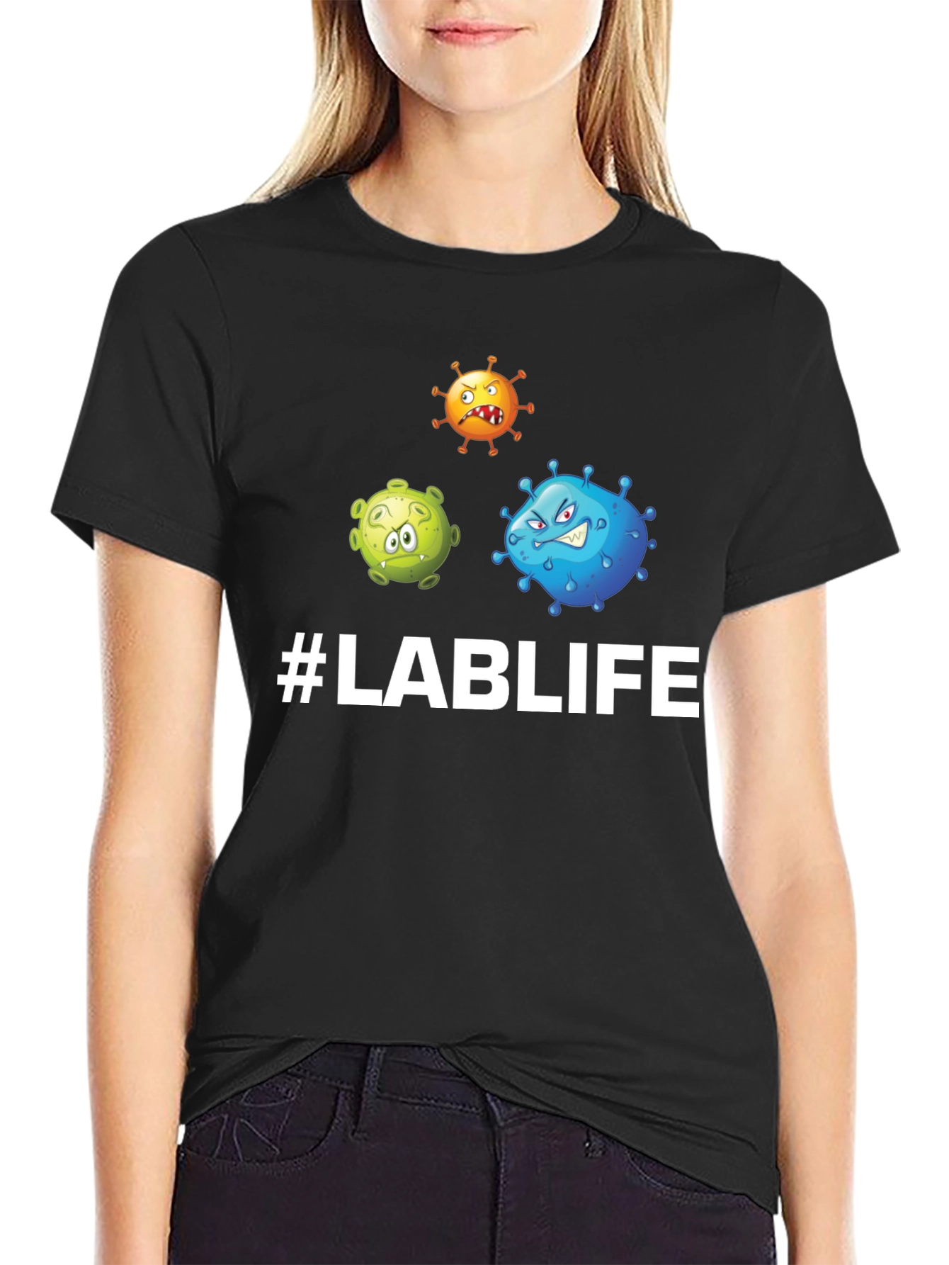 #LabLife Virus Graphic Tee - Science Humor T-Shirt