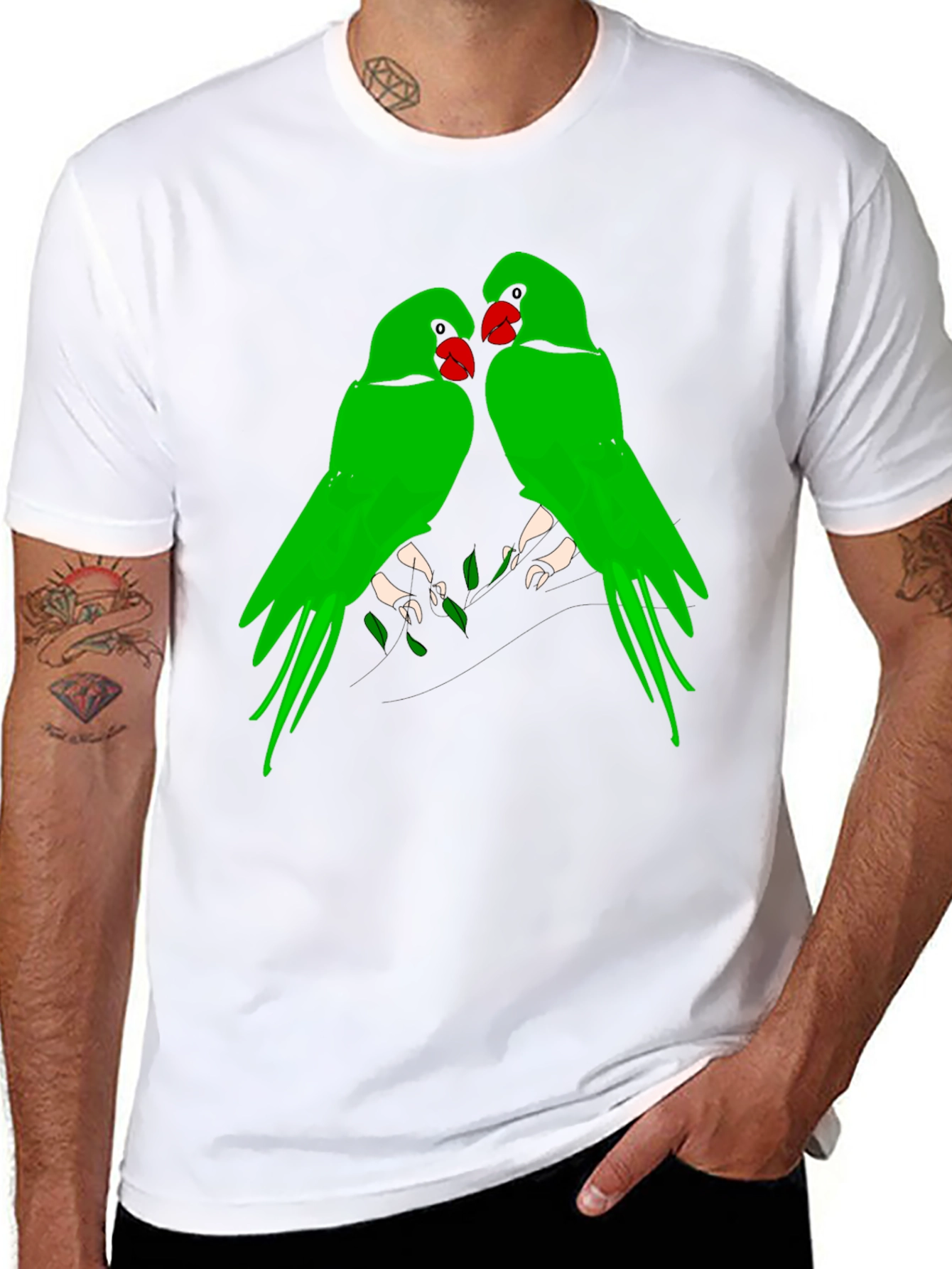 Parrot Love Graphic Tee