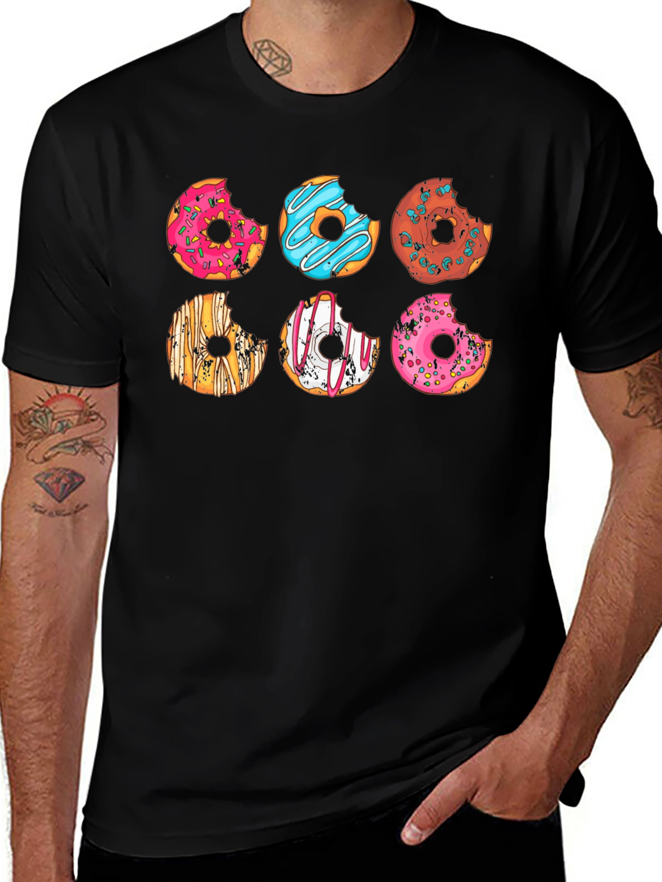 Donut Graphic Tee - Sweet Style Statement