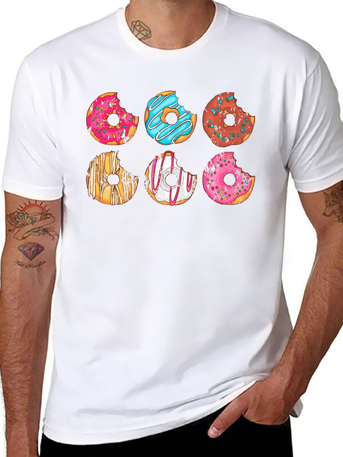 Donut Graphic Tee - Sweet Style Statement