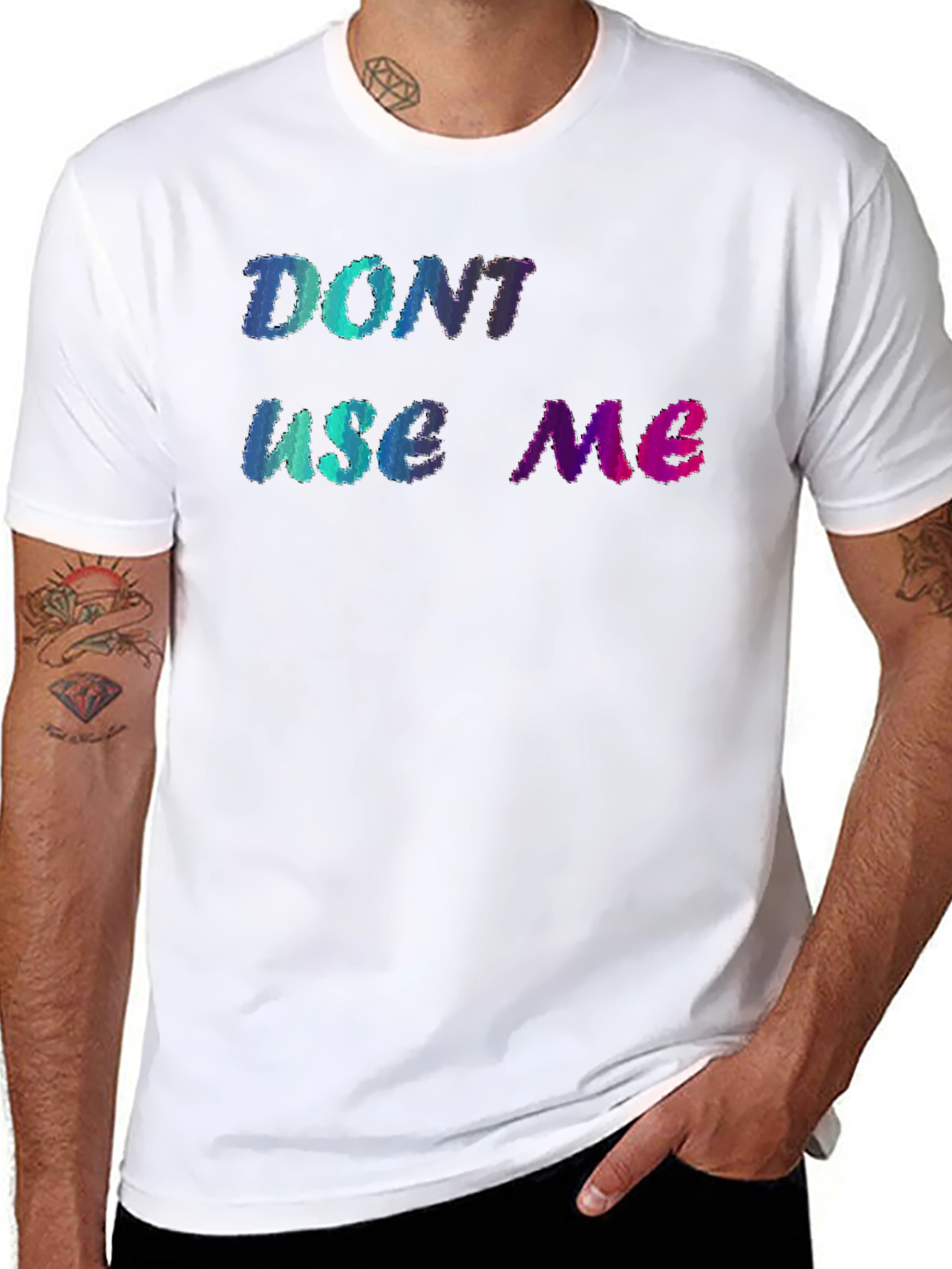 Dont Use Me Graphic Tee - Unique Design