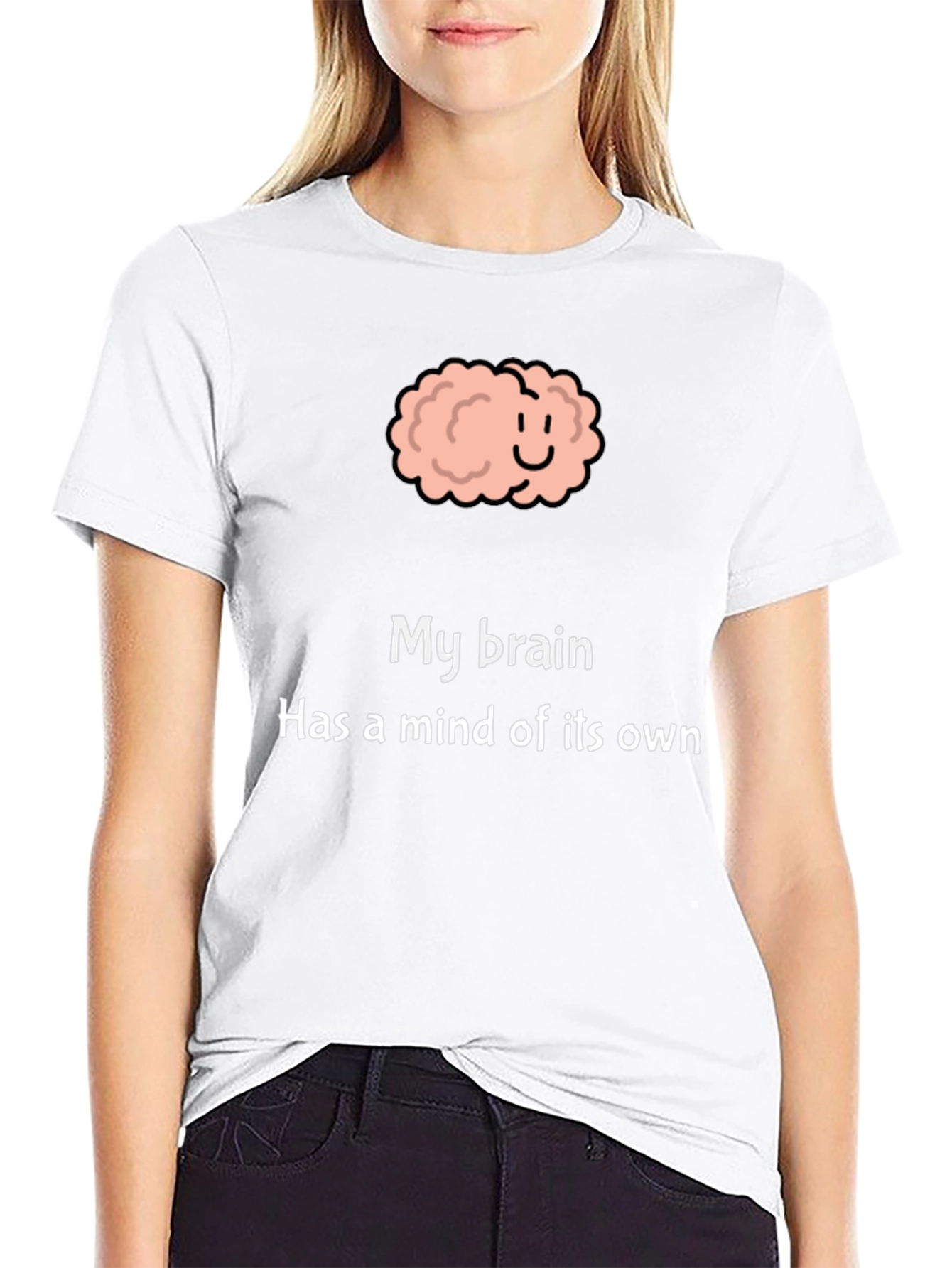 Funny Brain T-Shirt - Mind of Its Own Tee