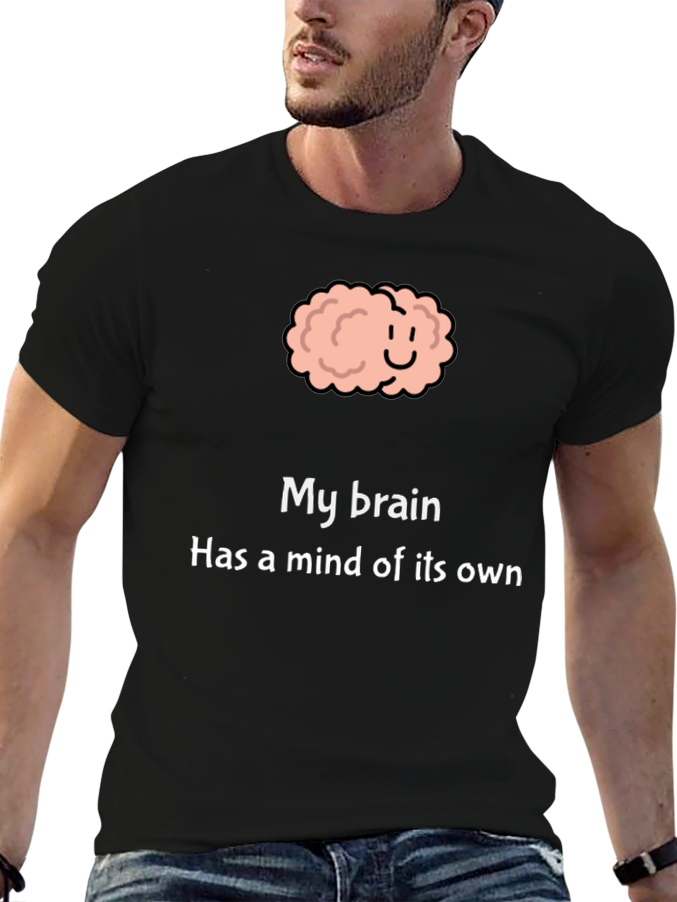 Funny Brain T-Shirt - Mind of Its Own Tee