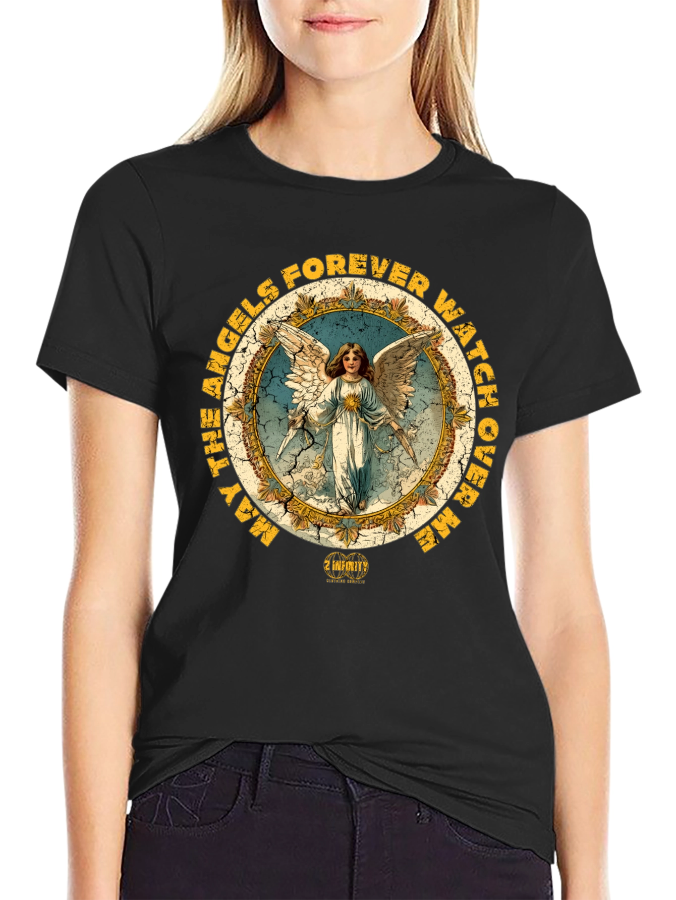 Angel Forever Watch Over Me Graphic Tee