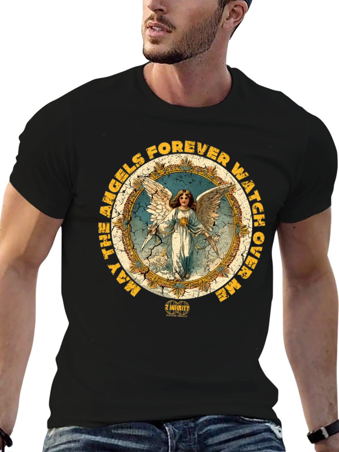 Angel Forever Watch Over Me Graphic Tee
