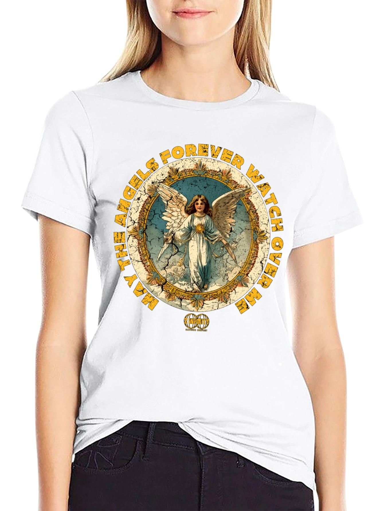 Angel Forever Watch Over Me Graphic Tee