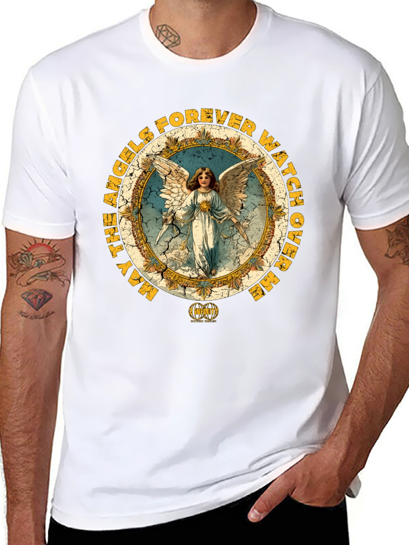 Angel Forever Watch Over Me Graphic Tee