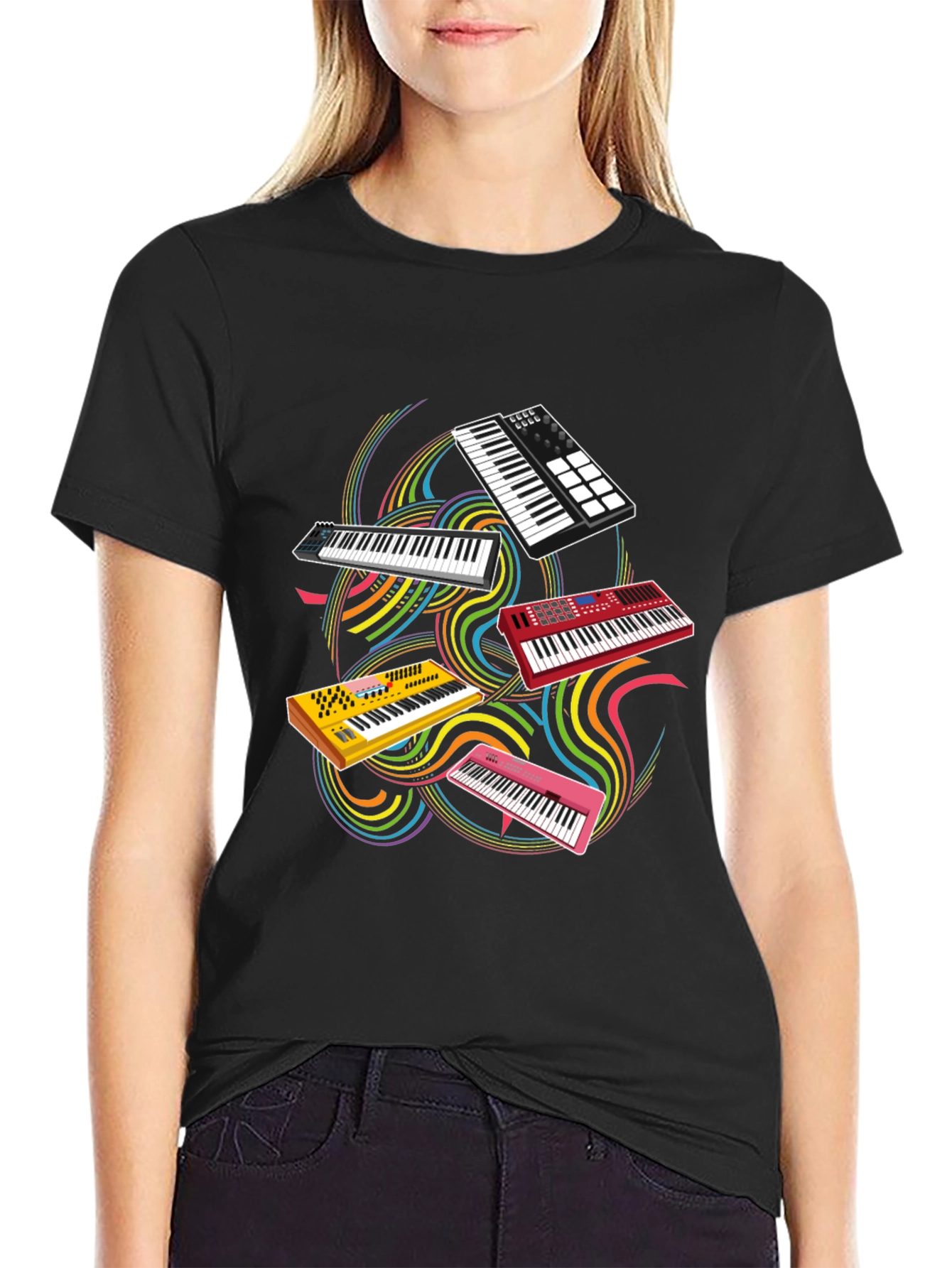 Keyboard T-Shirt - Music Lovers Gift