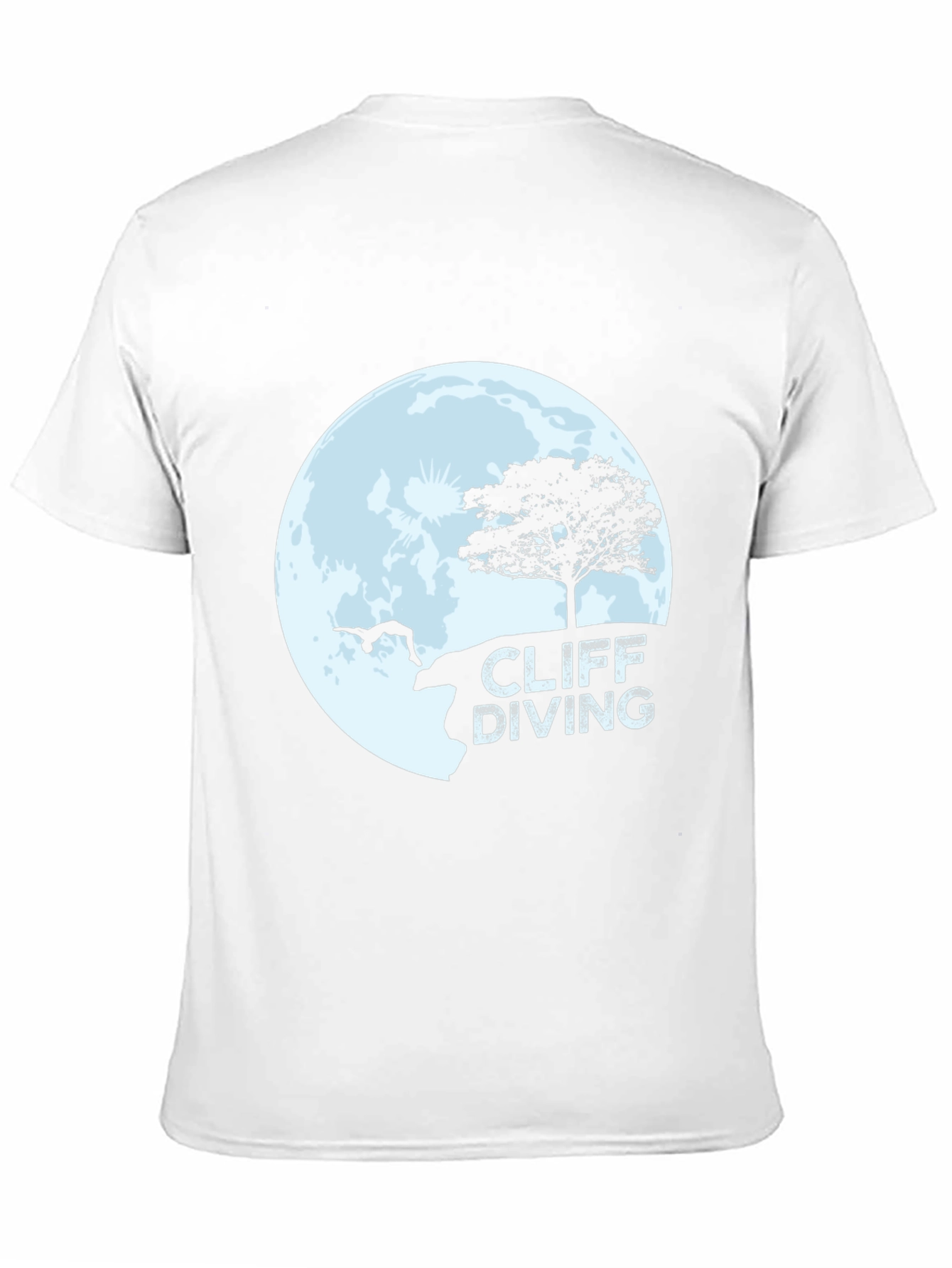 Cliff Diving Graphic Tee - Daredevil Style T-Shirt