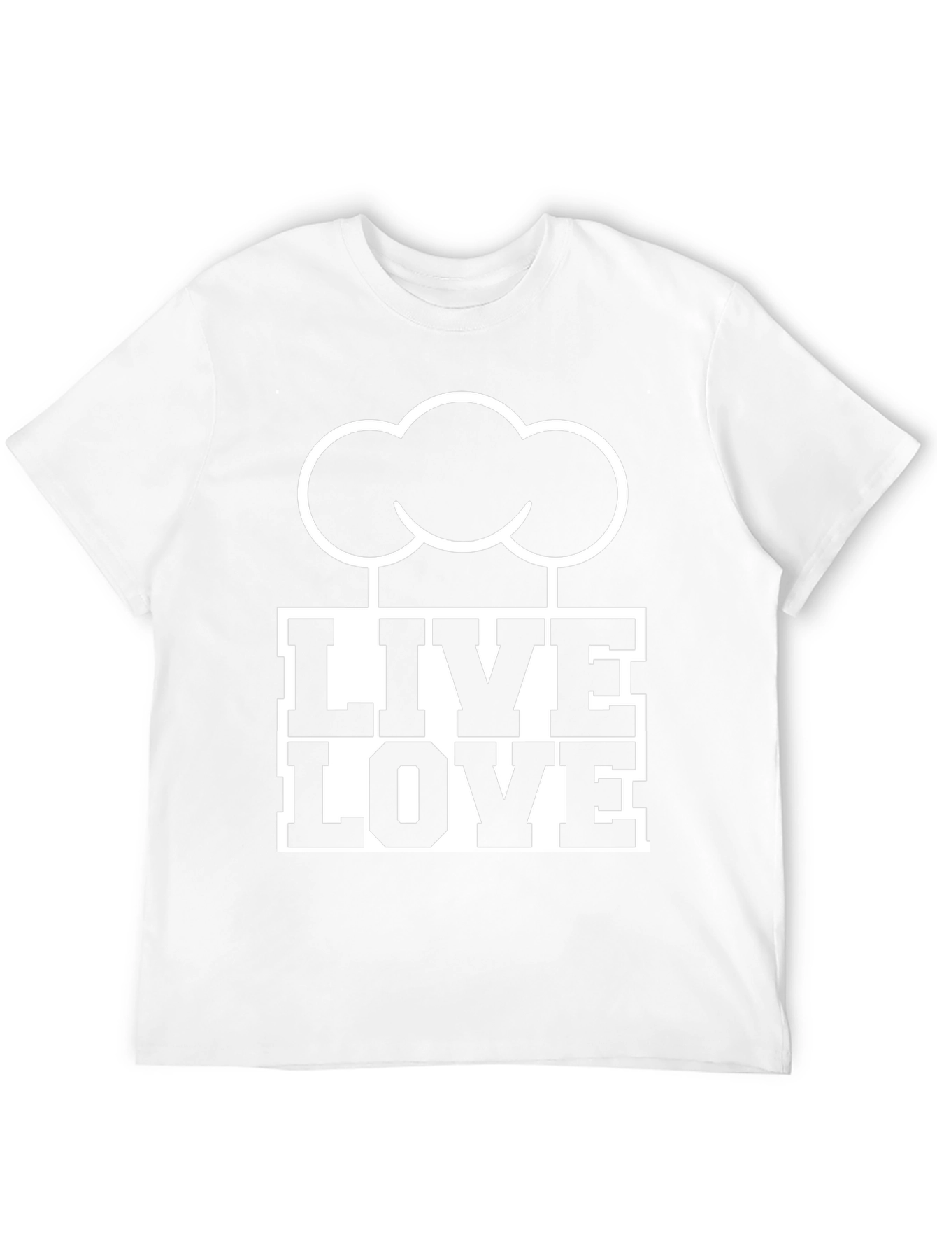 Live Love Cook - Black Graphic T-Shirt