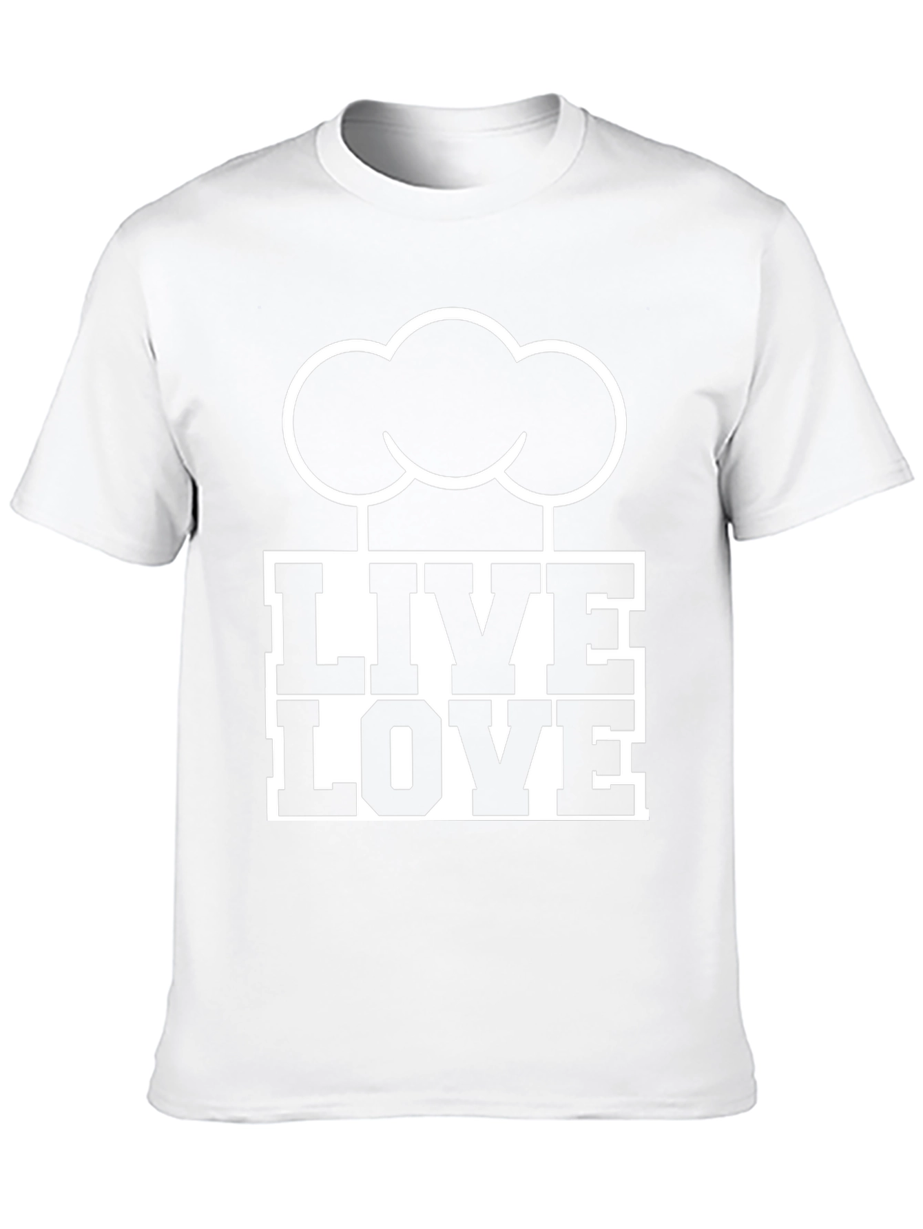 Live Love Cook - Black Graphic T-Shirt