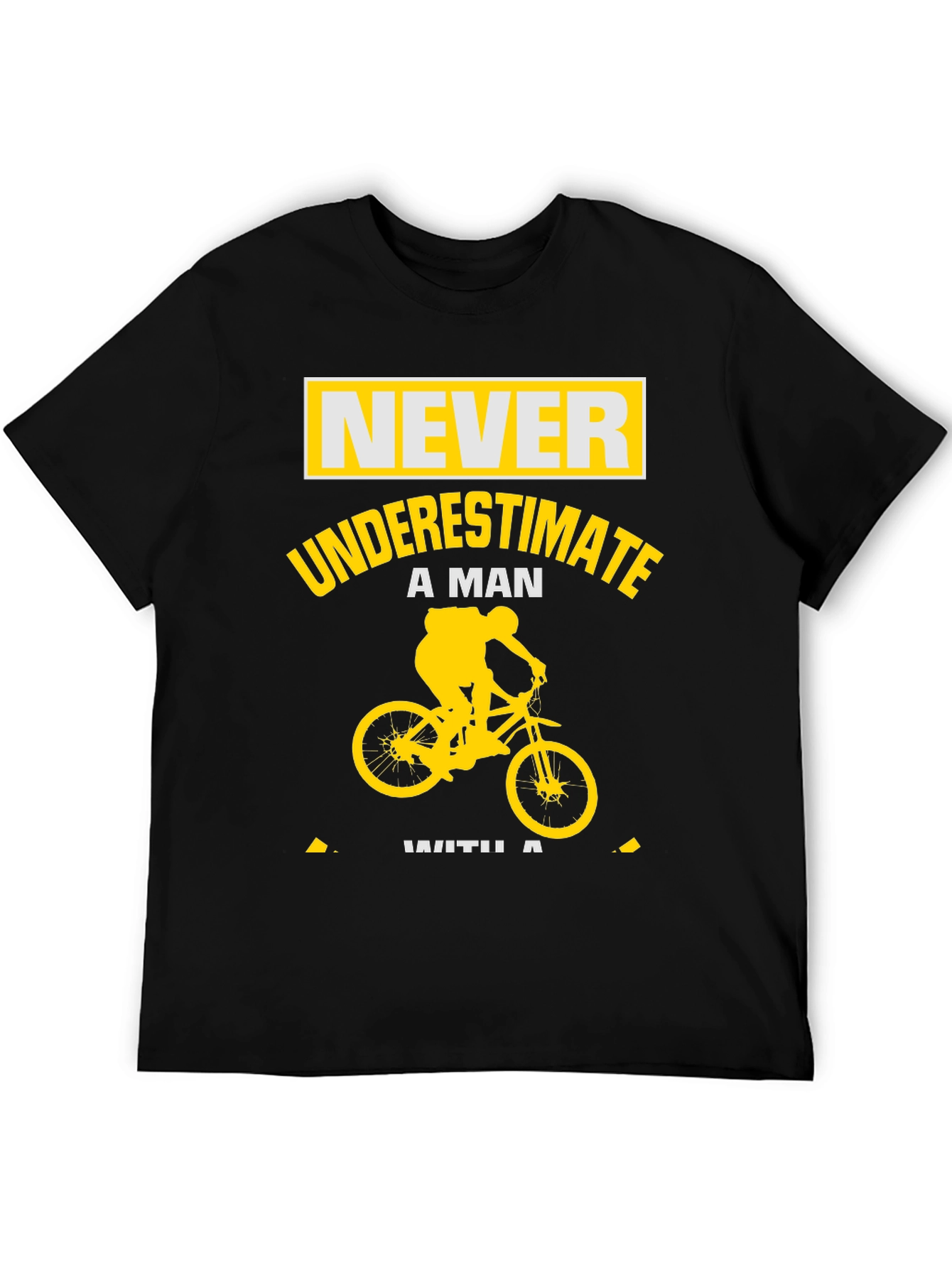 Never Underestimate Biker Man T-Shirt