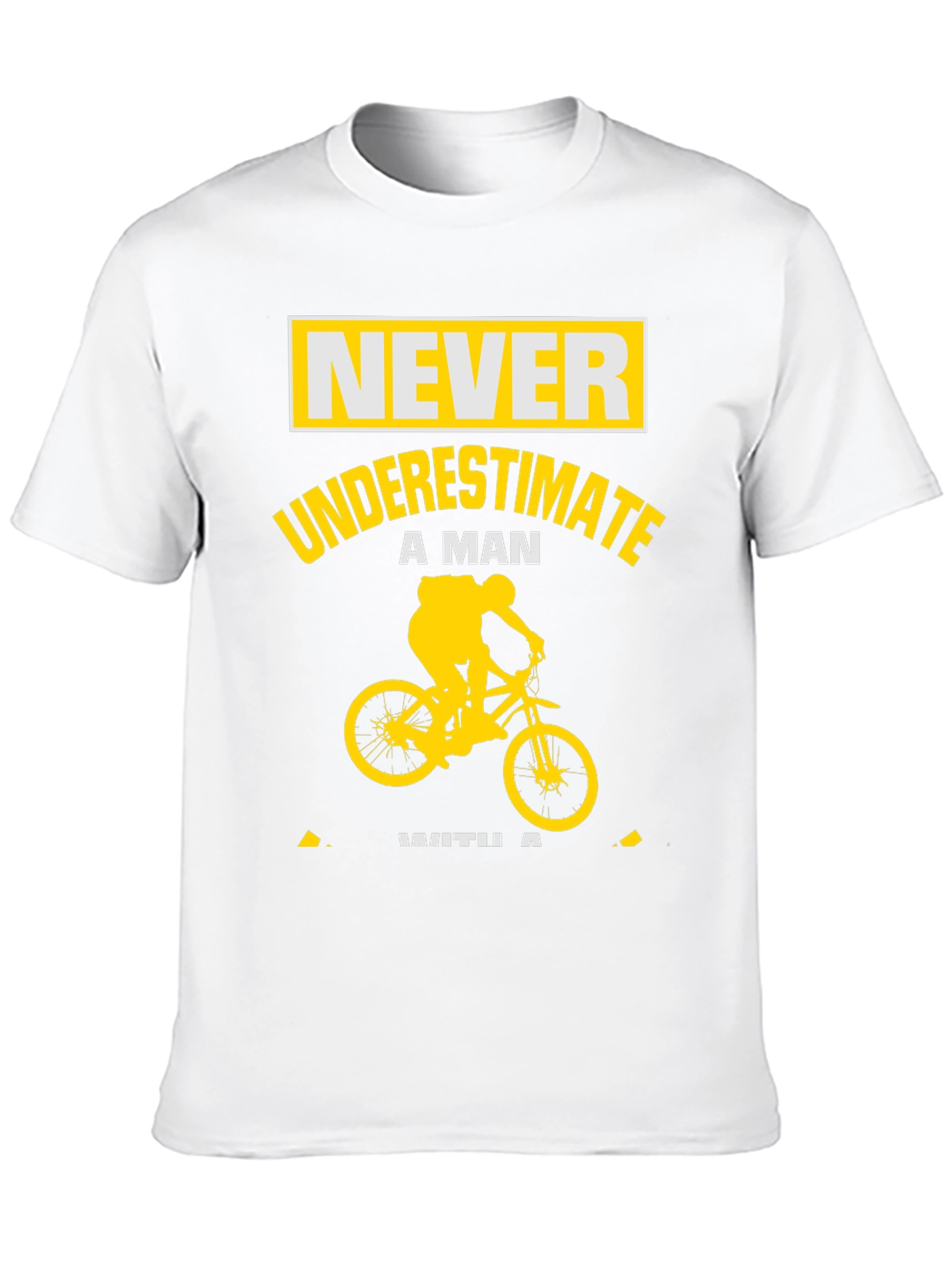 Never Underestimate Biker Man T-Shirt