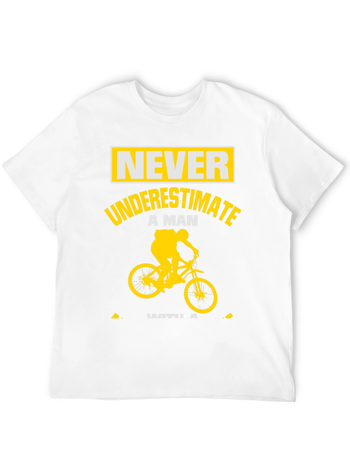 Never Underestimate Biker Man T-Shirt