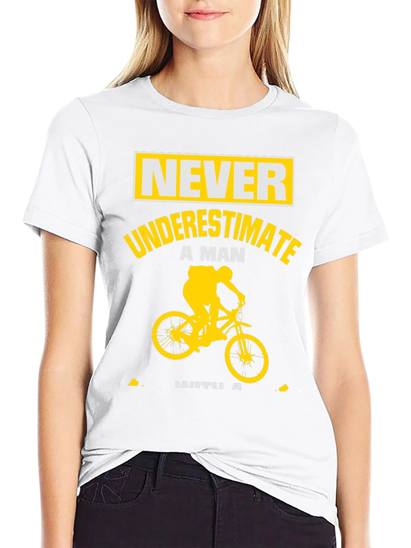 Never Underestimate Biker Man T-Shirt