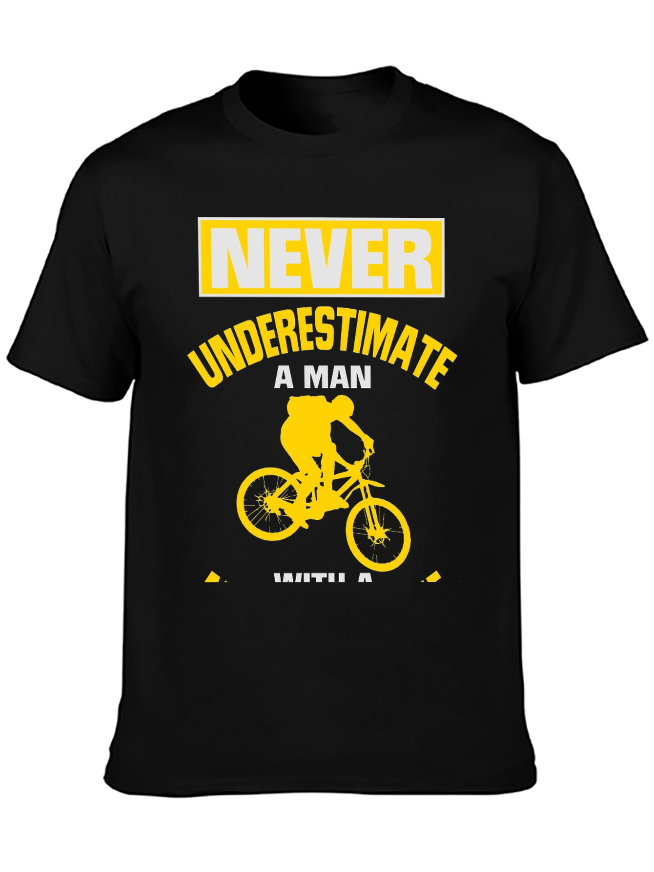 Never Underestimate Biker Man T-Shirt