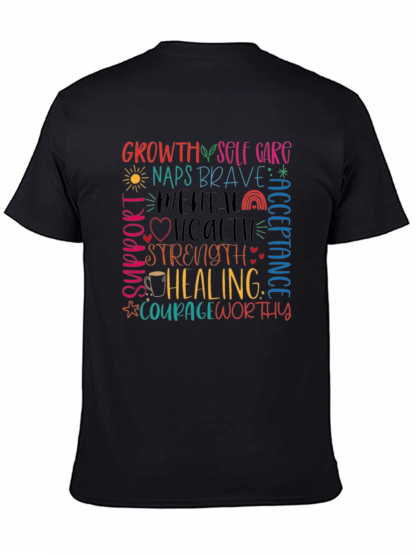 Mental Health Awareness Graphic T-Shirt