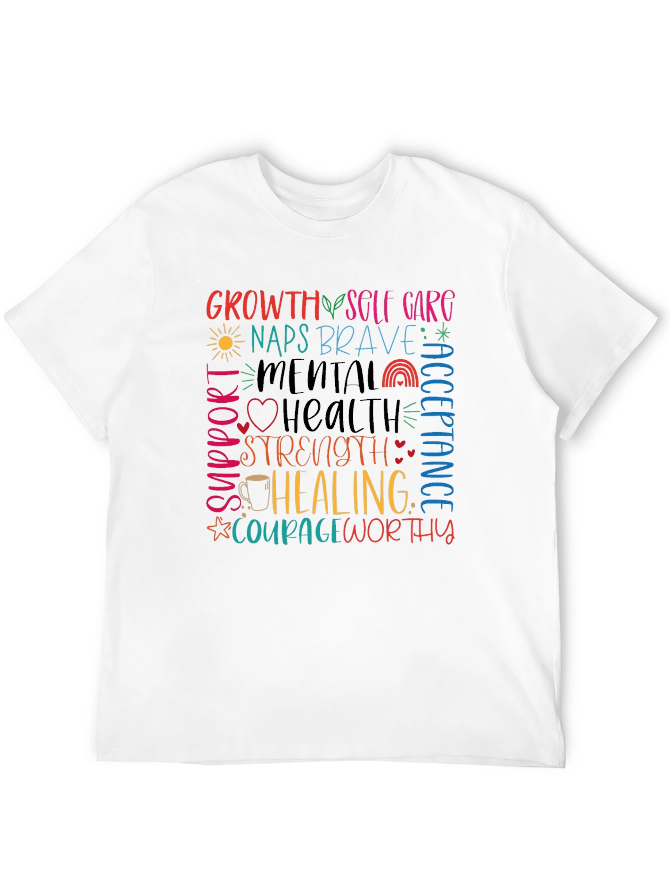 Mental Health Awareness Graphic T-Shirt