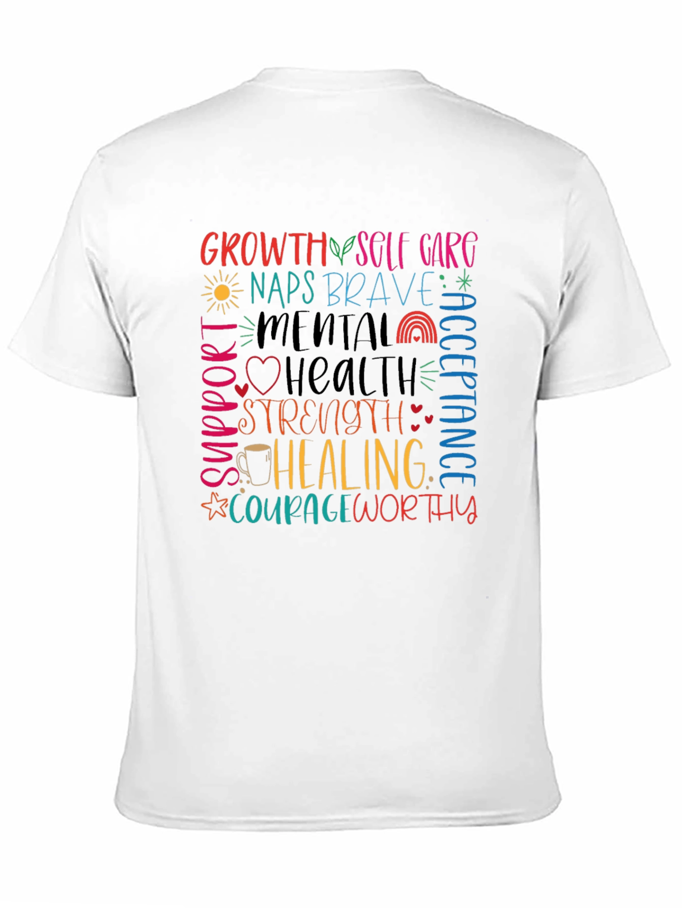 Mental Health Awareness Graphic T-Shirt