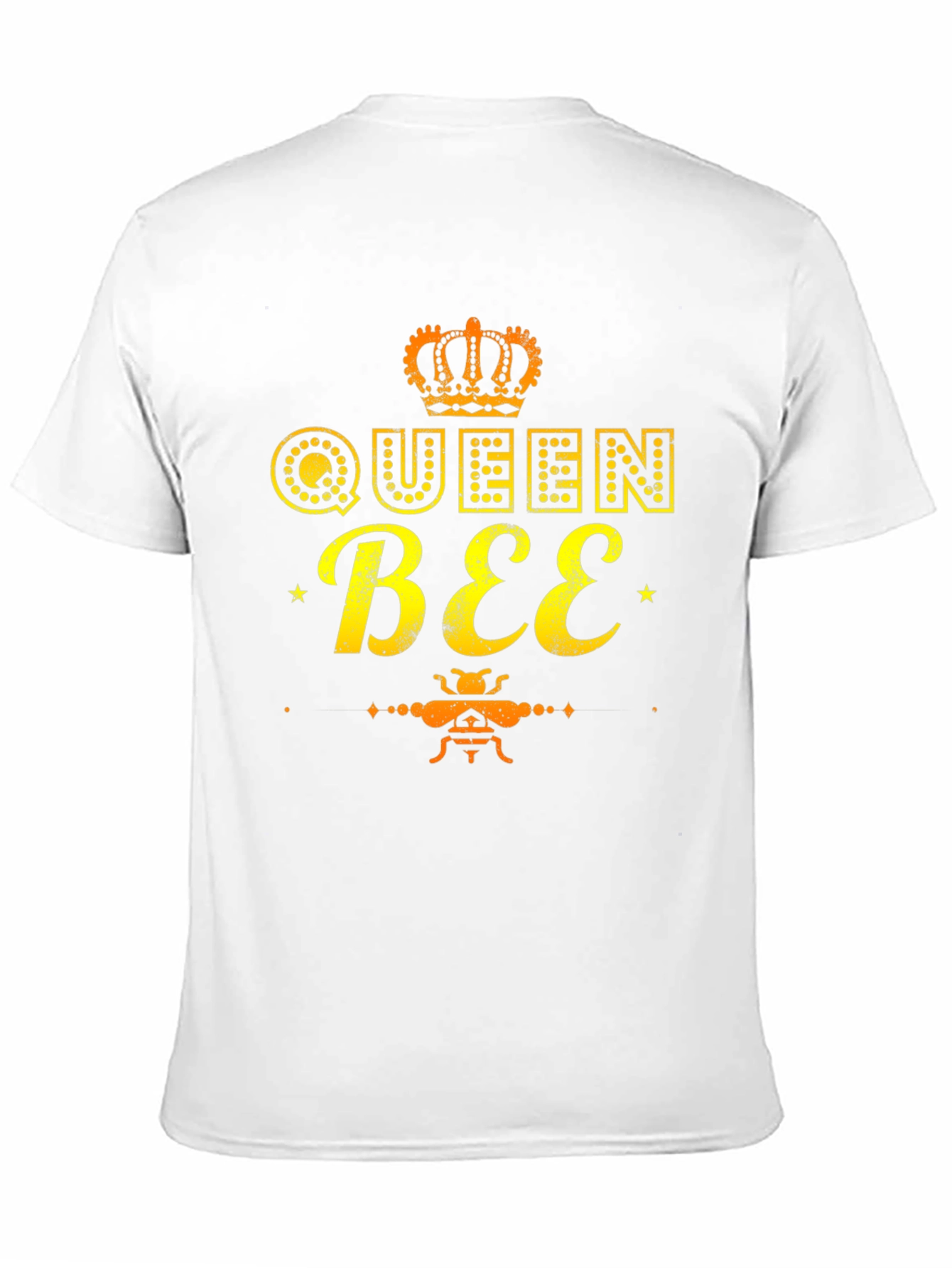 Queen Bee Graphic Tee - Black Cotton T-Shirt