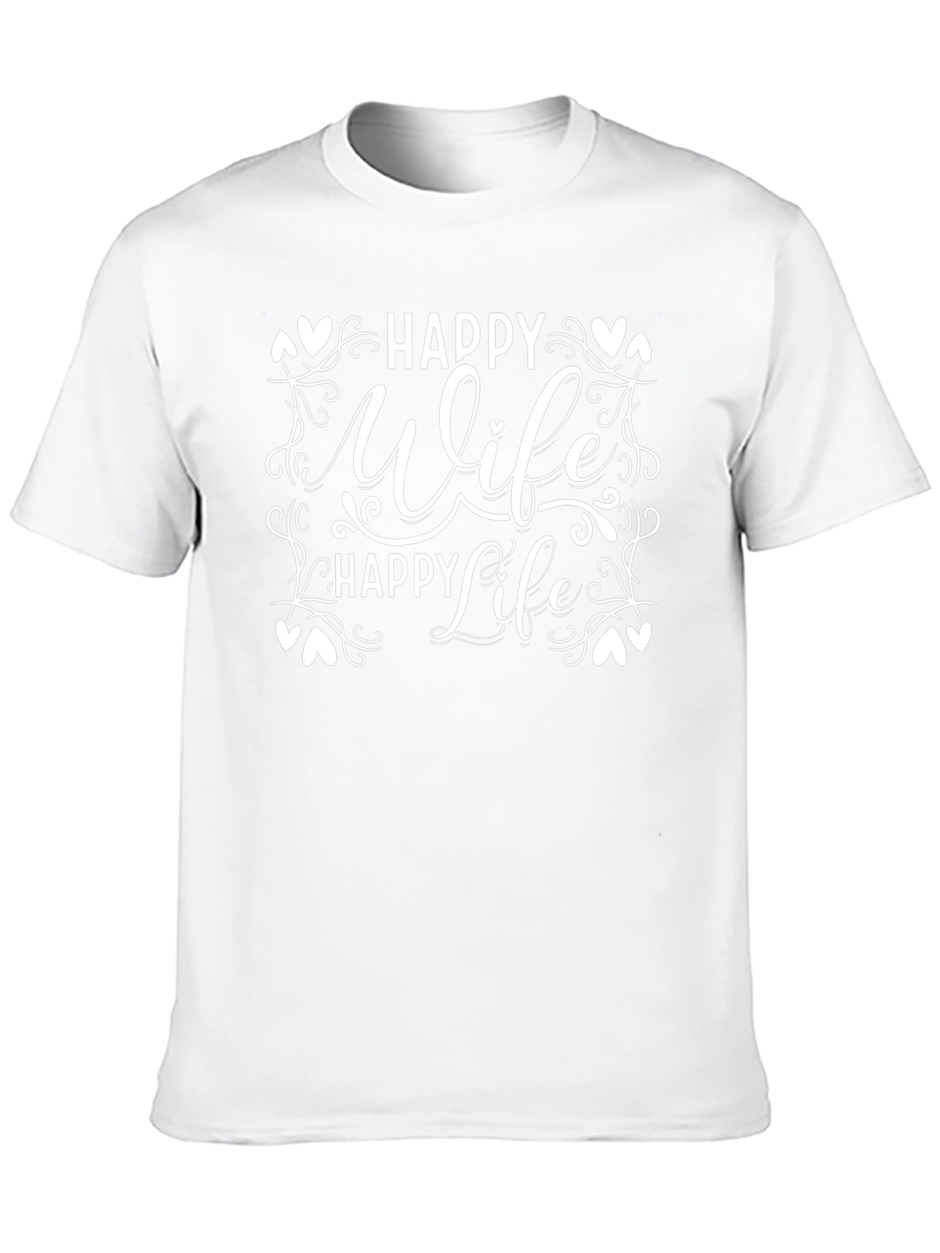 Happy Wife Happy Life Graphic T-Shirt