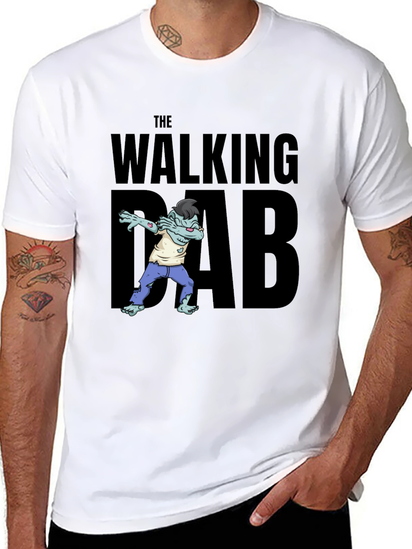 The Walking Dab T-Shirt - Funny Zombie Graphic Tee