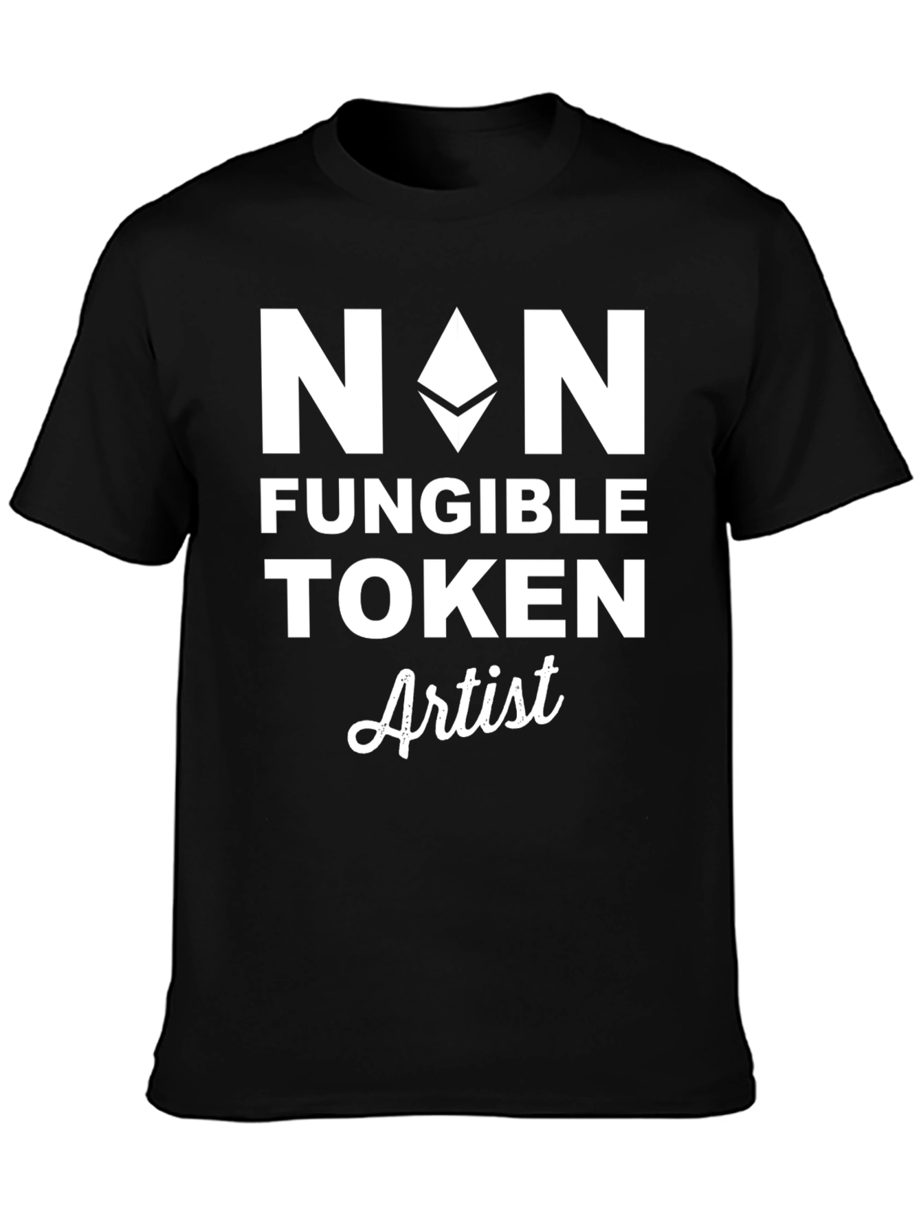 NFT Artist Black T-Shirt - Non Fungible Token