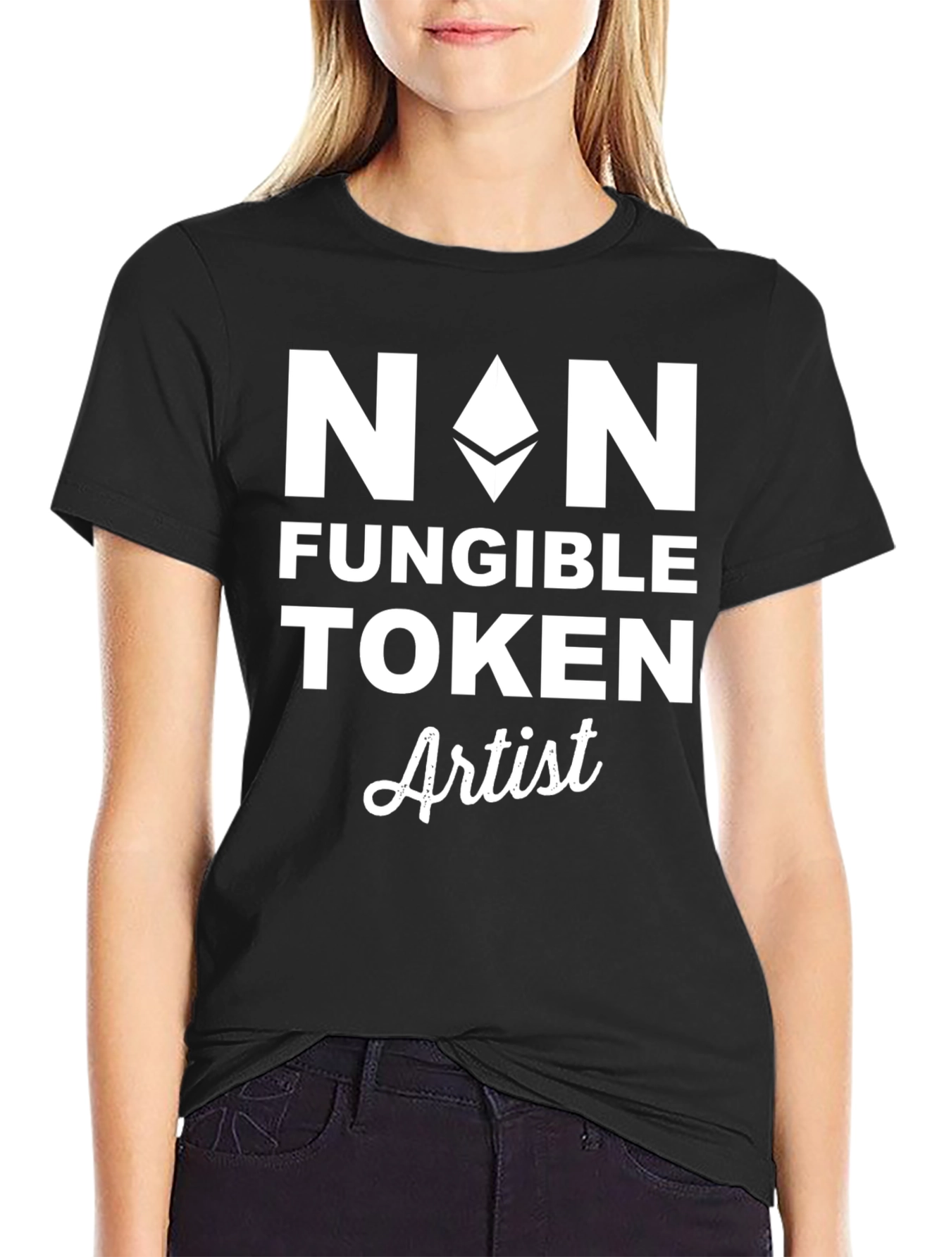 NFT Artist Black T-Shirt - Non Fungible Token