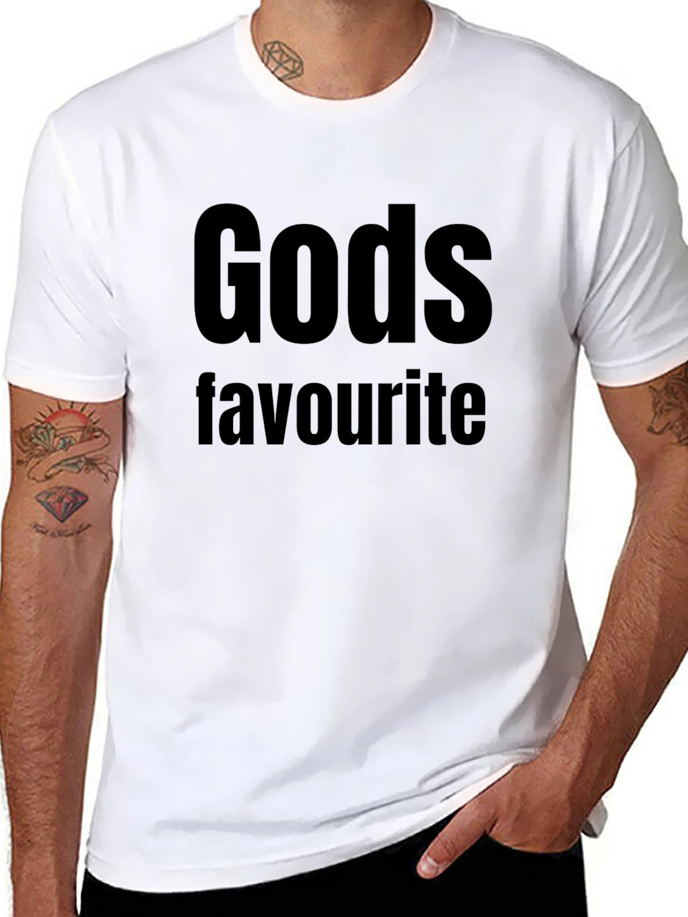 Gods Favourite Black T-Shirt