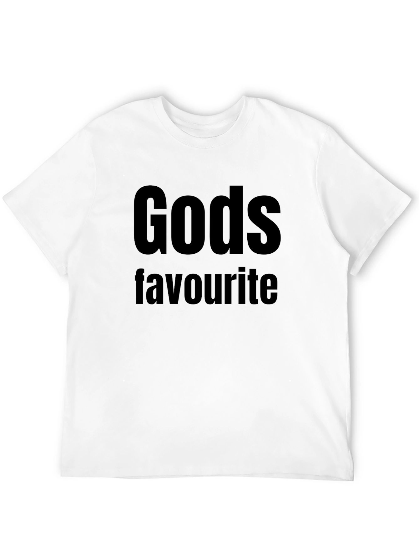 Gods Favourite Black T-Shirt