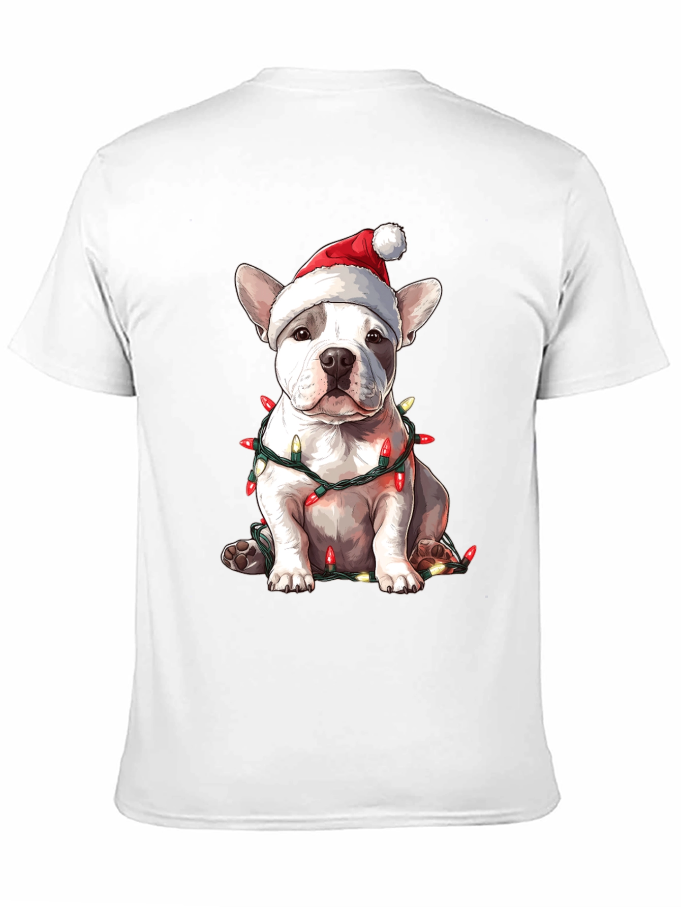 Festive French Bulldog Christmas T-Shirt