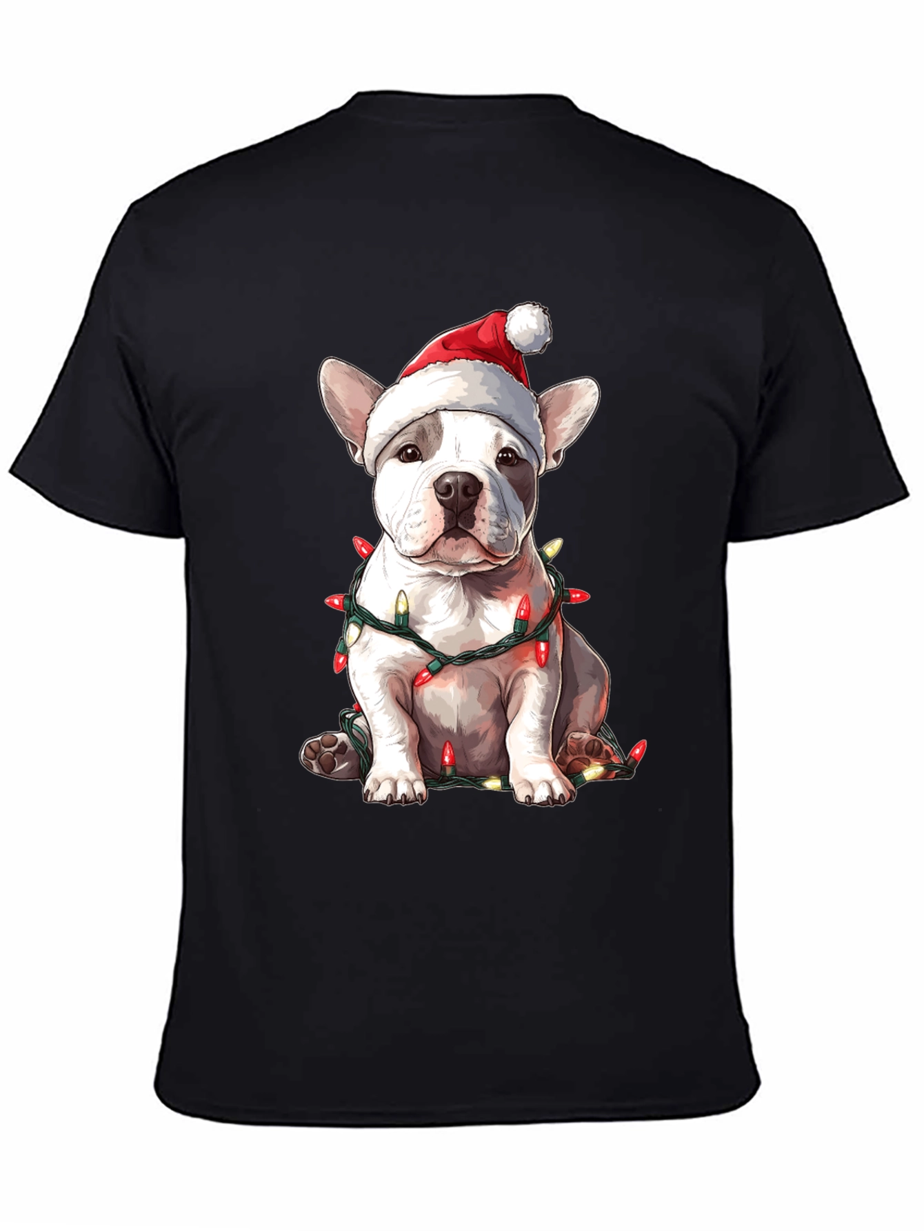 Festive French Bulldog Christmas T-Shirt