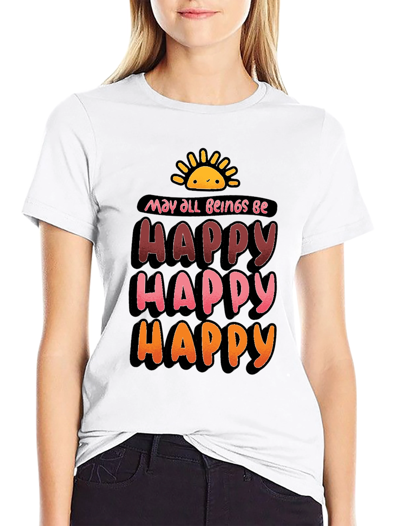 Happy Beings Graphic T-Shirt