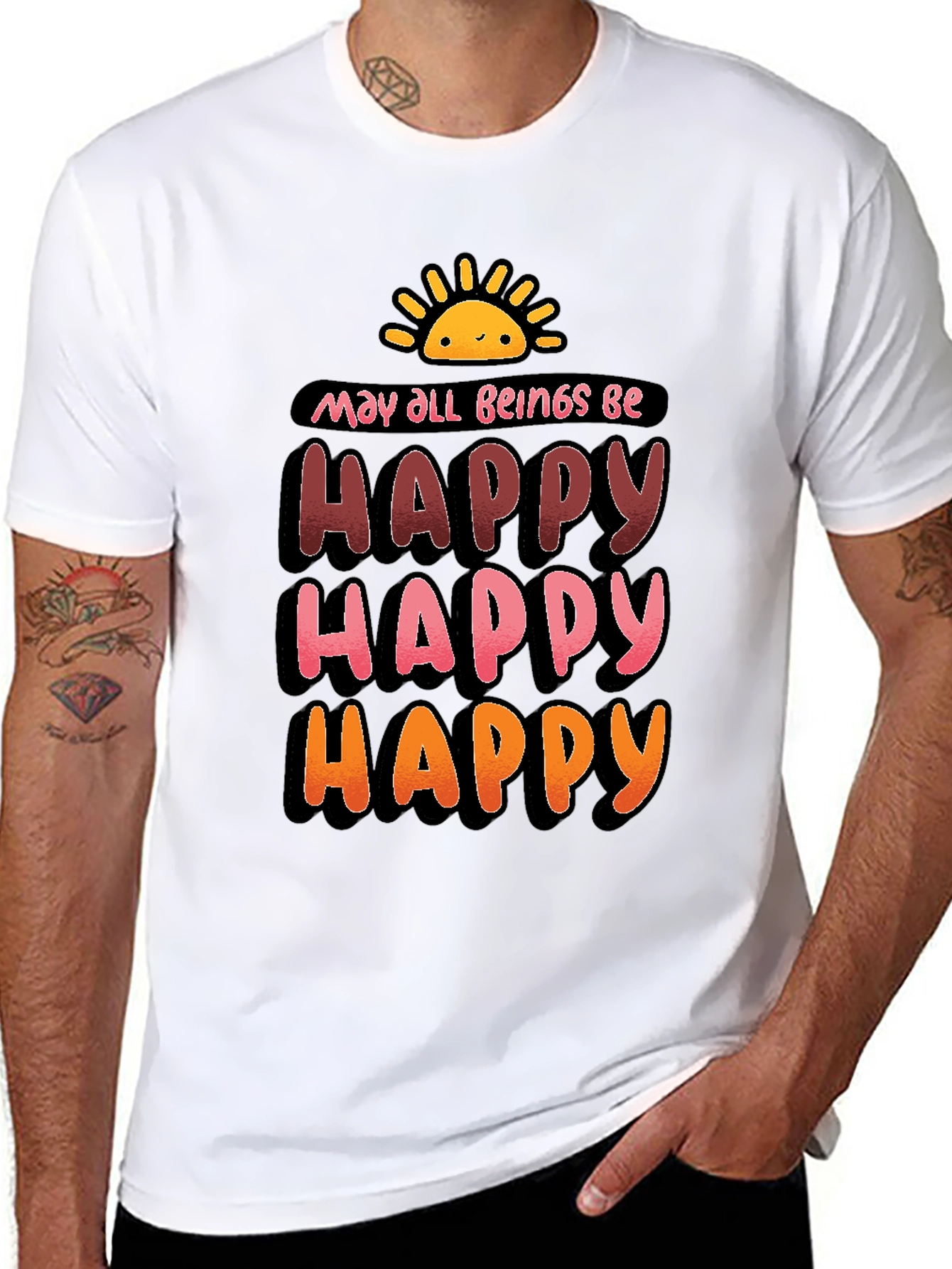 Happy Beings Graphic T-Shirt