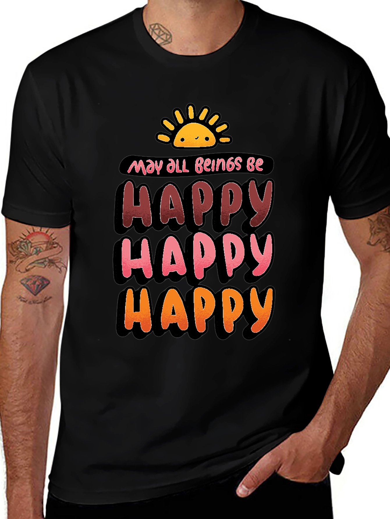 Happy Beings Graphic T-Shirt