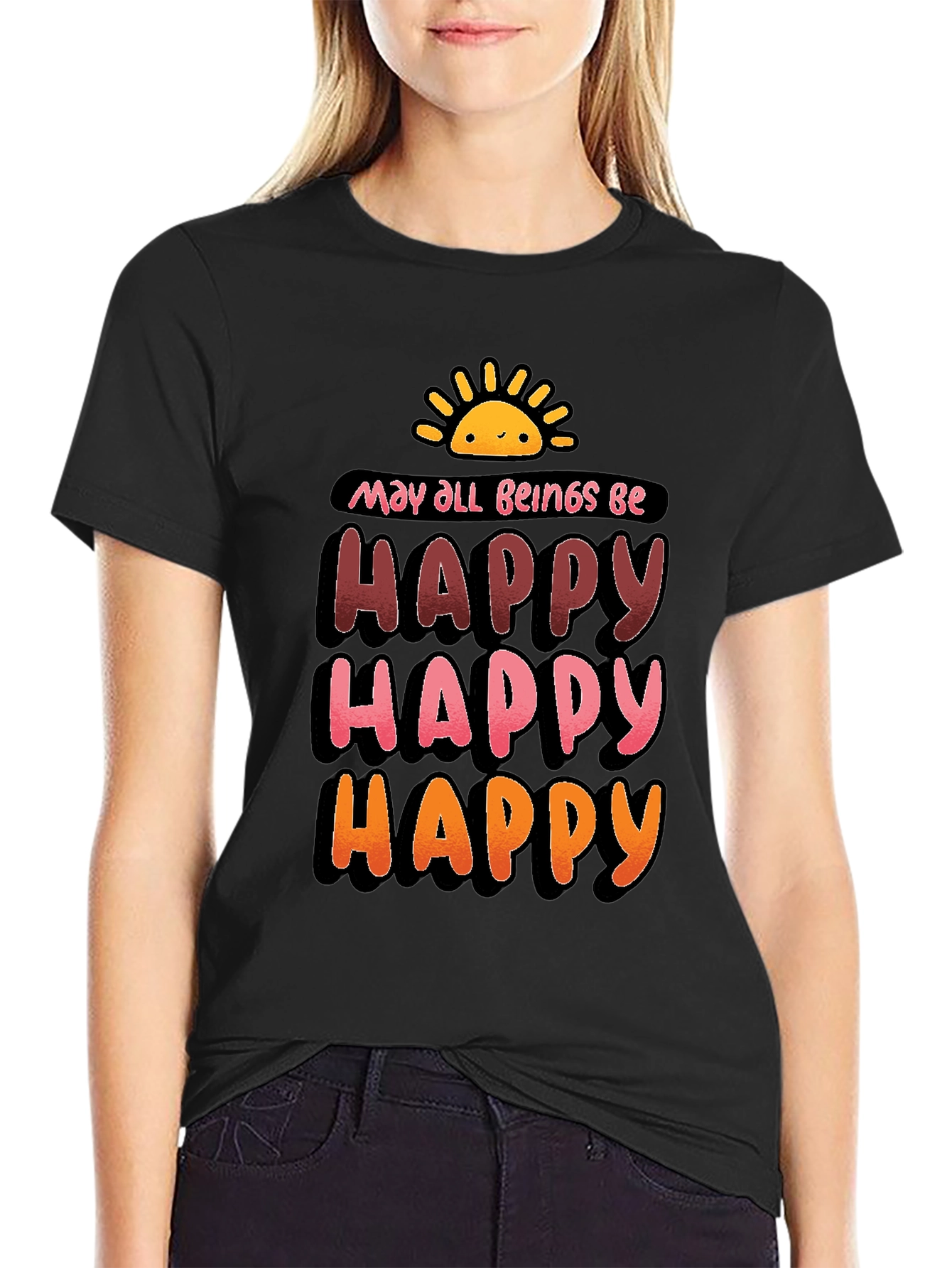 Happy Beings Graphic T-Shirt