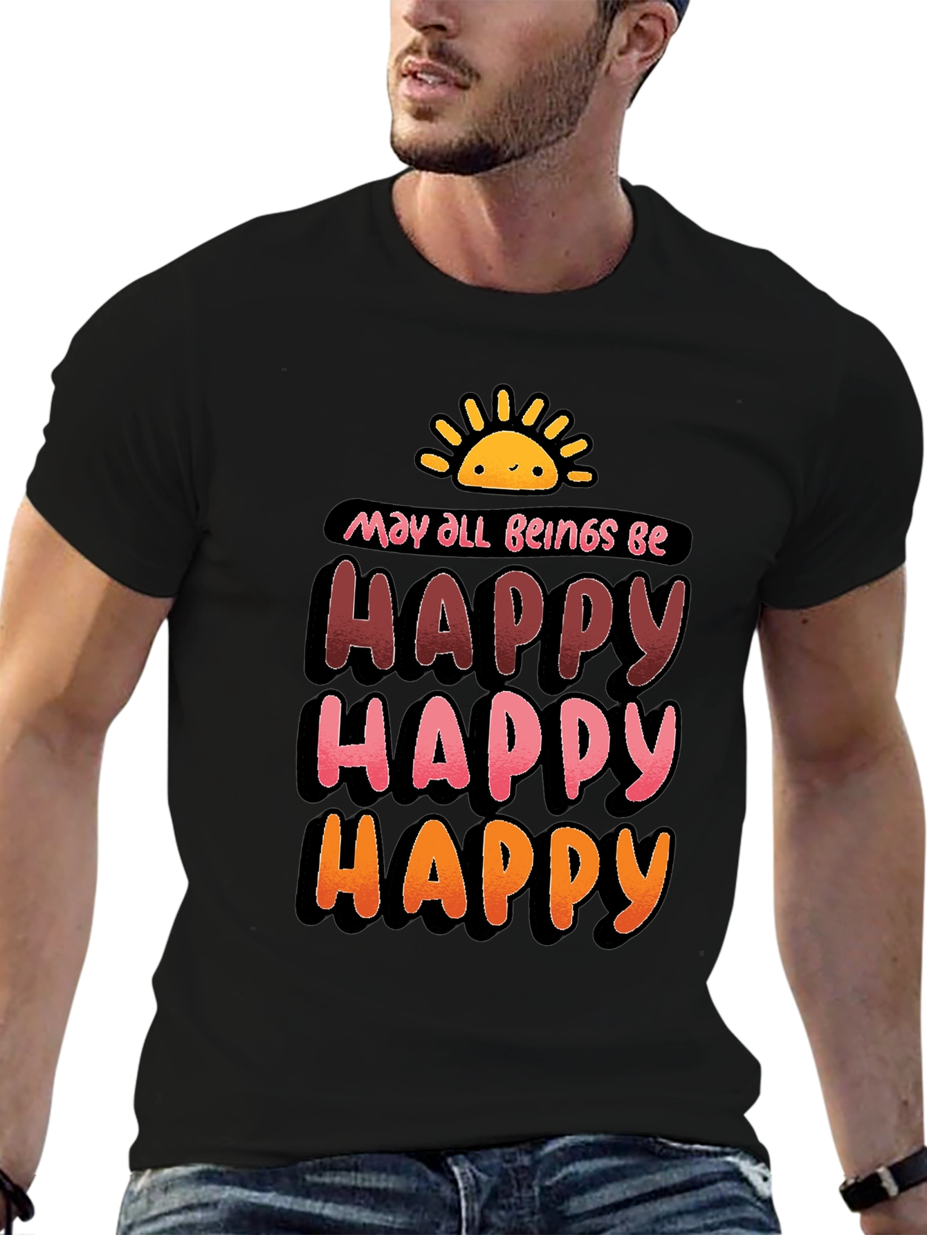 Happy Beings Graphic T-Shirt
