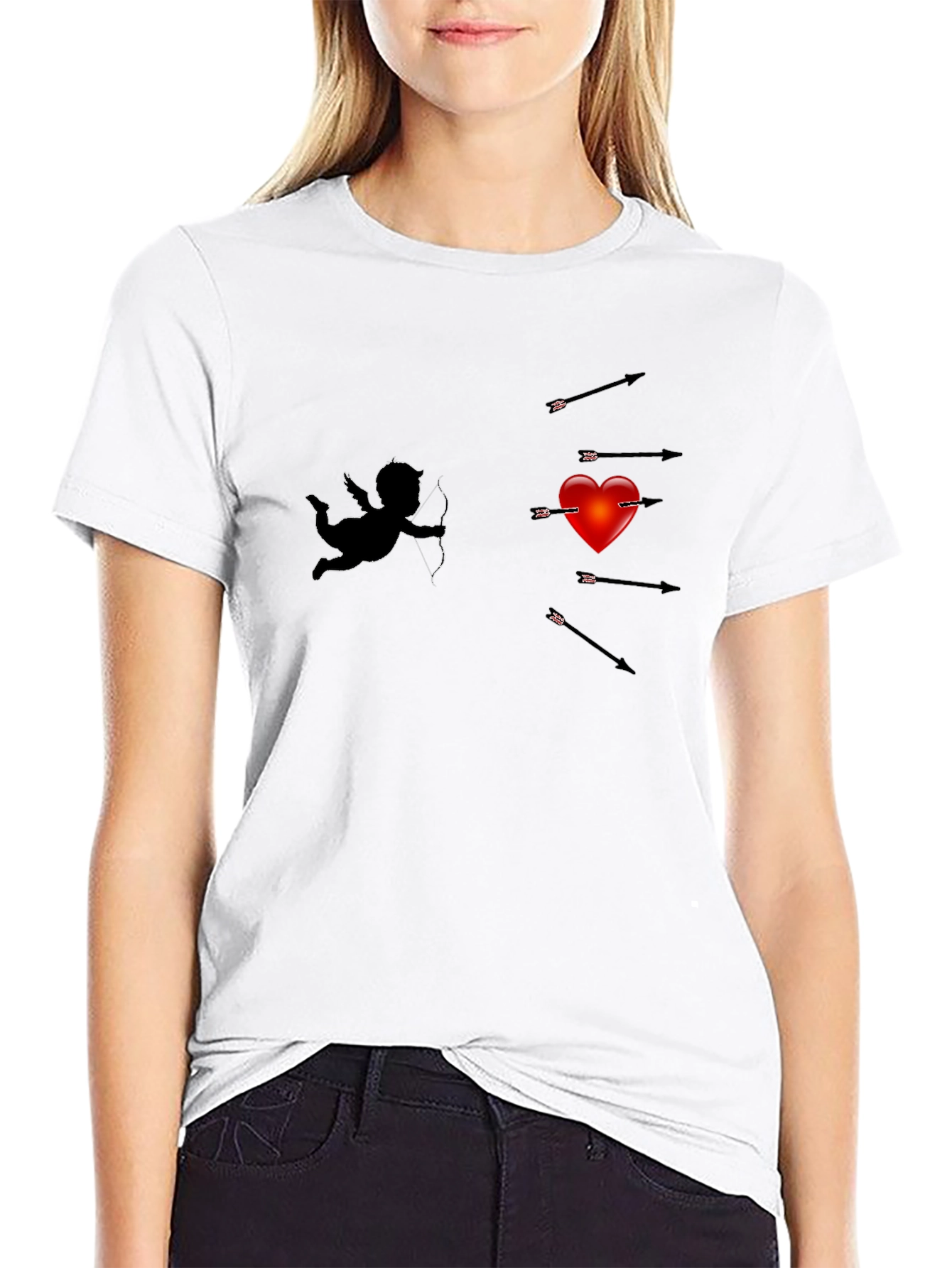 Cupids Arrow T-Shirt - Heartthrob Design