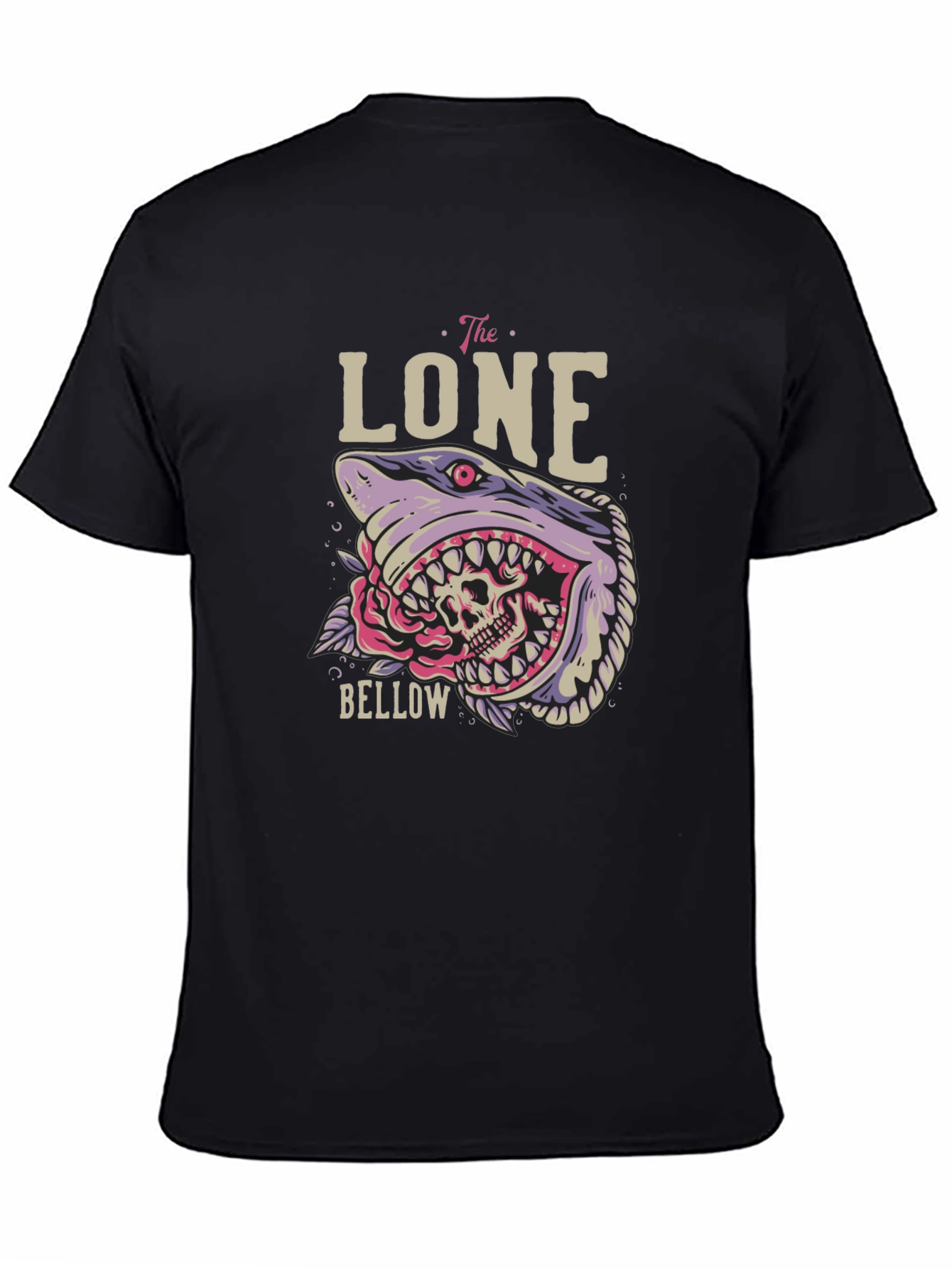 The Lone Bellow Graphic Tee - Shark Skull Design