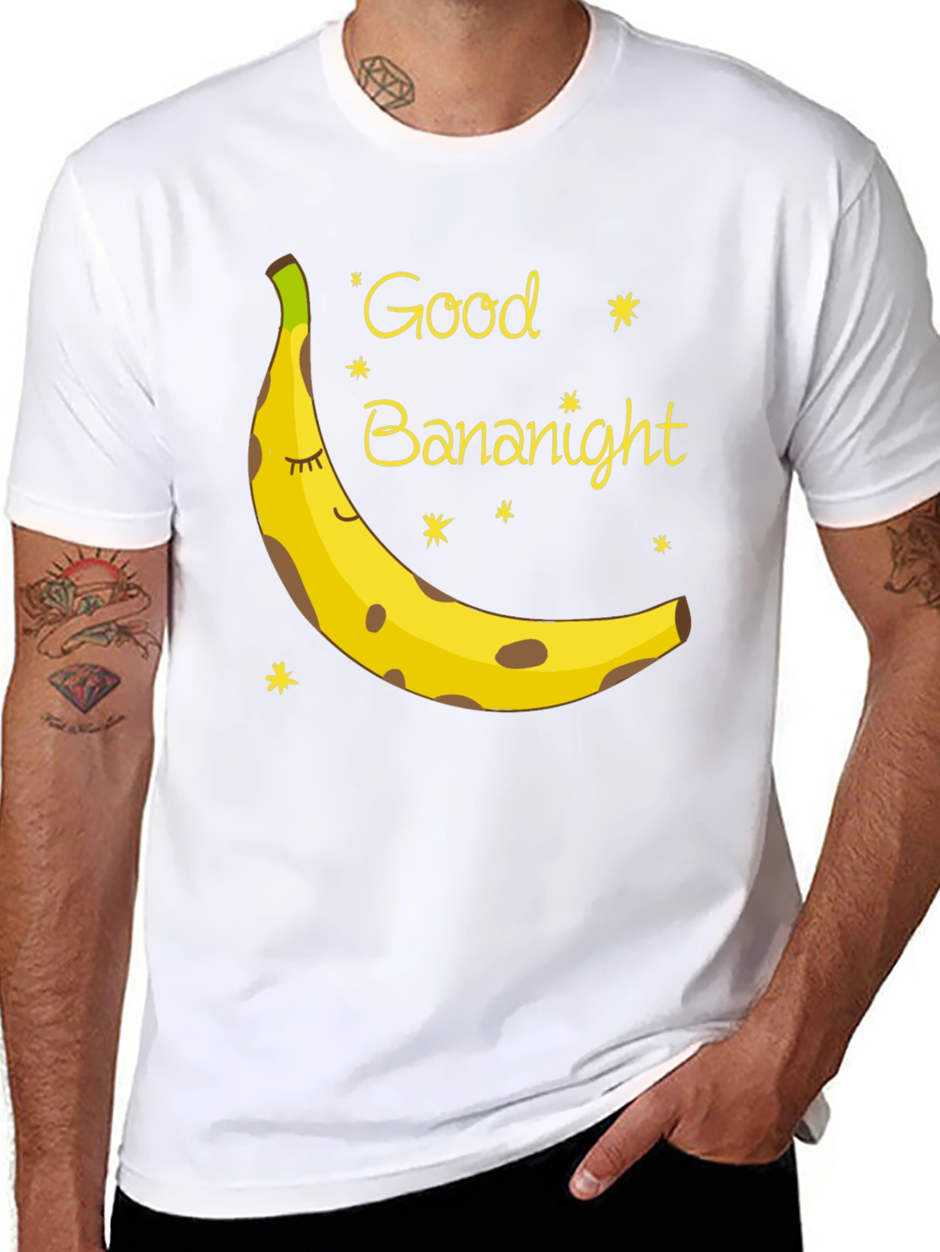Good Bananight Graphic T-Shirt - Sleepy Banana